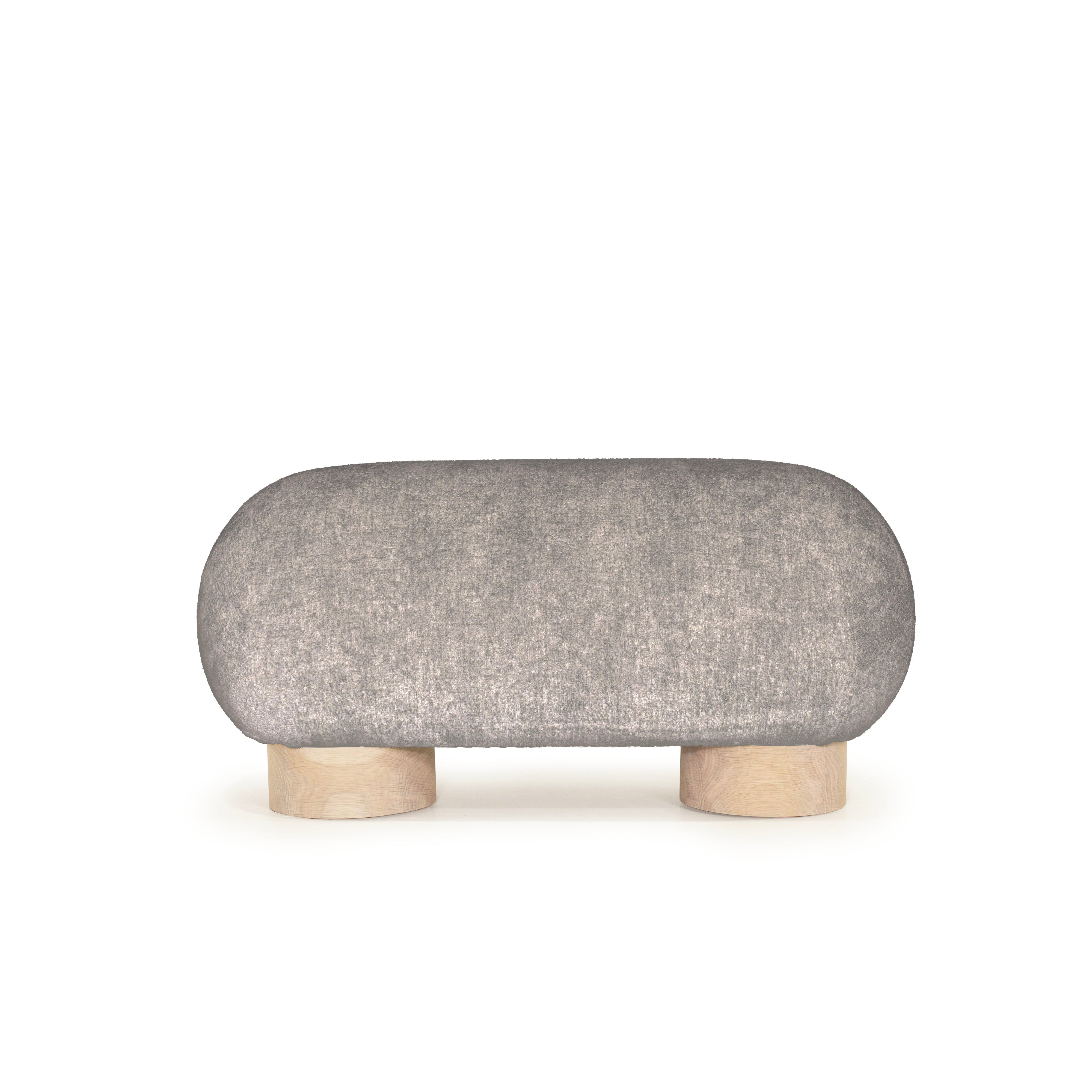 As Shown: in COM, oak finished in Sand.