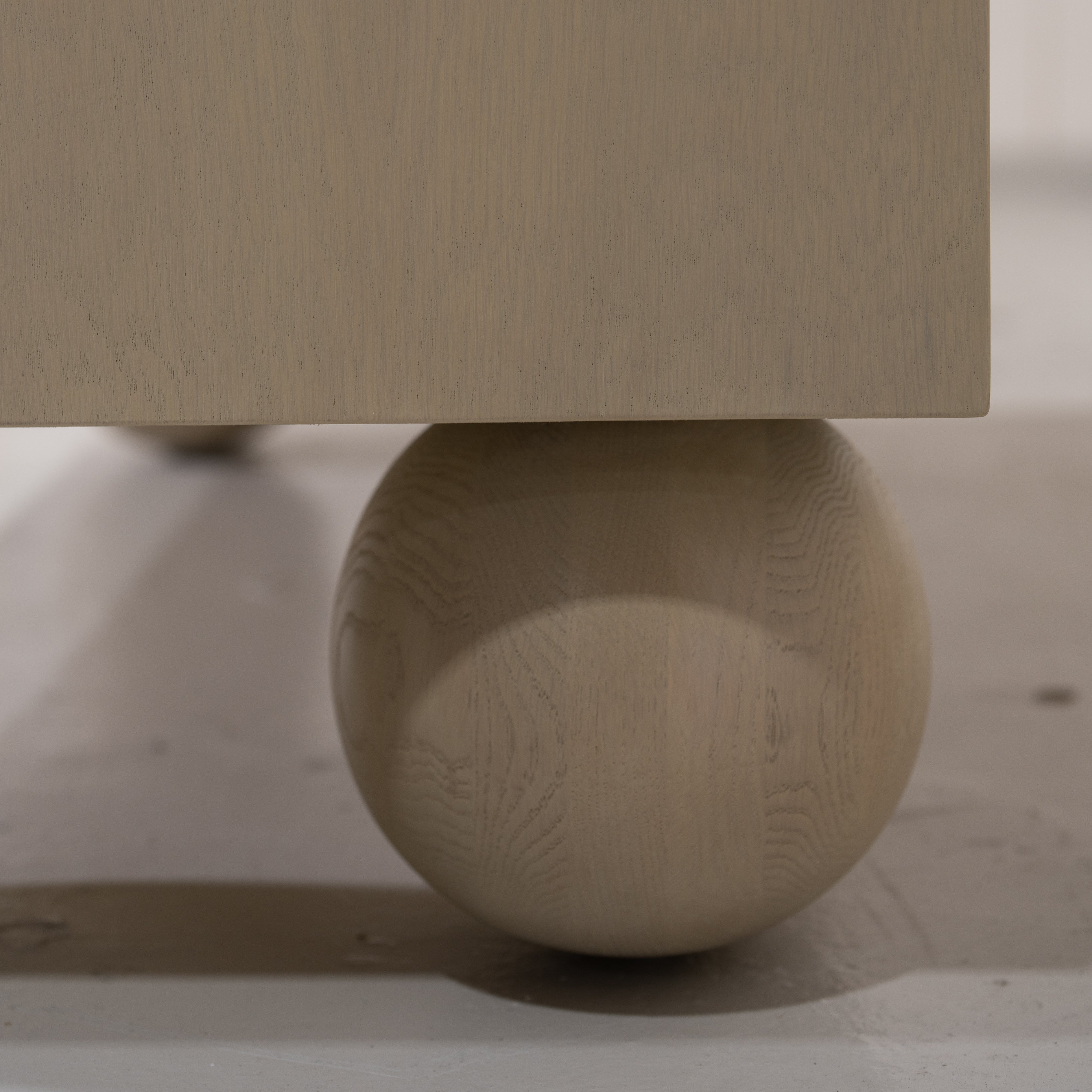 As Shown: Sand finish with EdgeComb Grey painted cane.