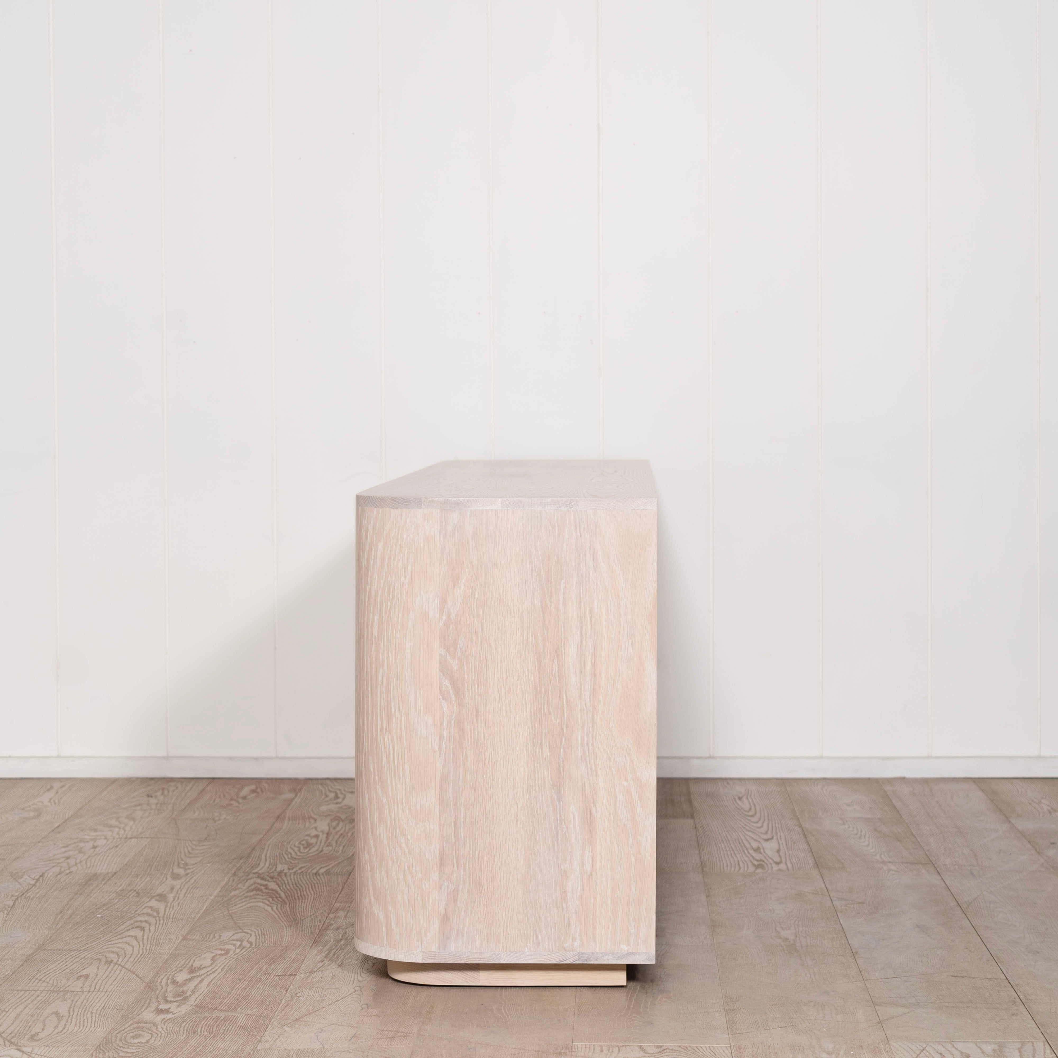 As Shown: in Mint White Super White finish with painted EdgeComb Grey Cane.