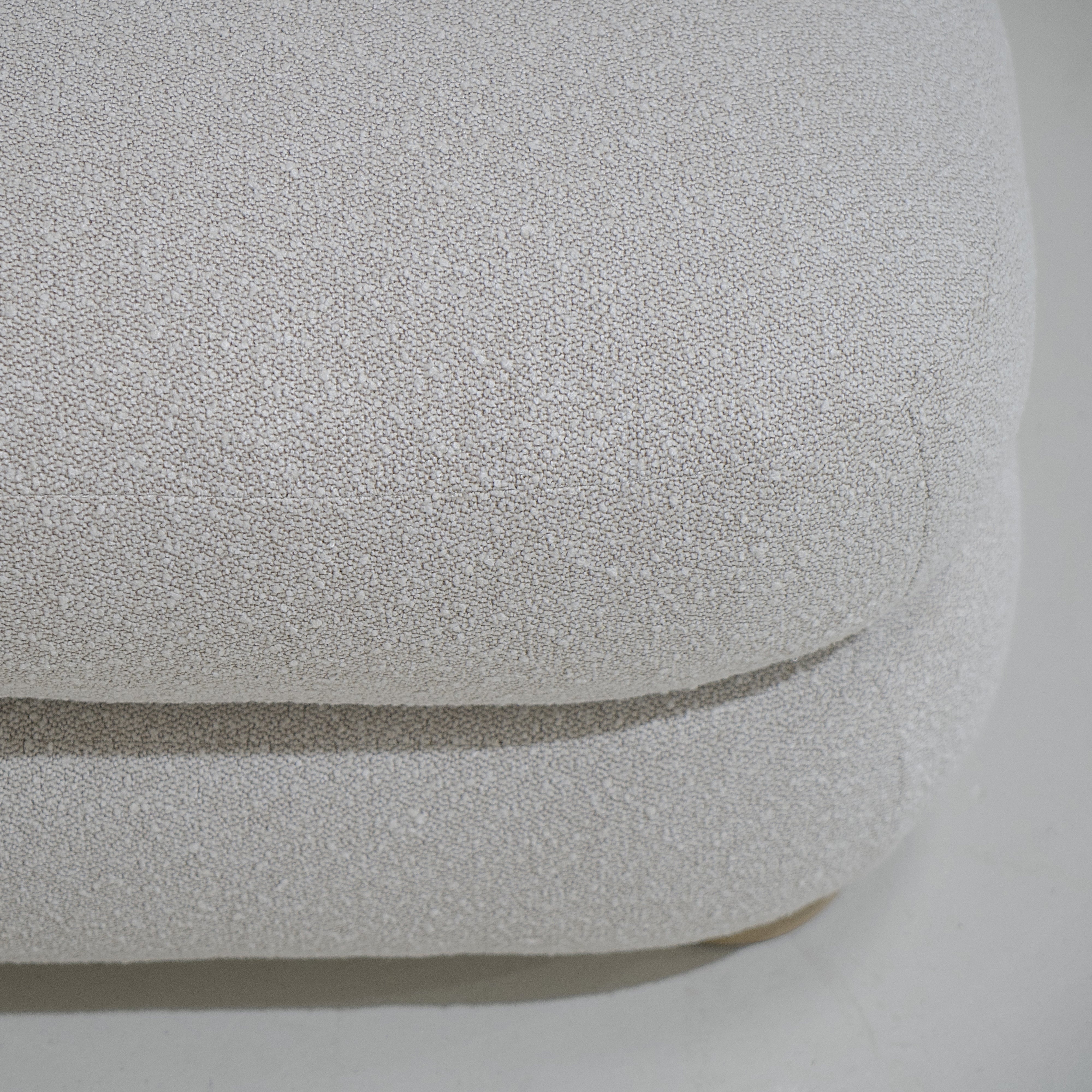 As Shown: 38"L x 20"D x 18"H | Style: Upholstered | Fabric: Marsh Oats | Finish: Natural