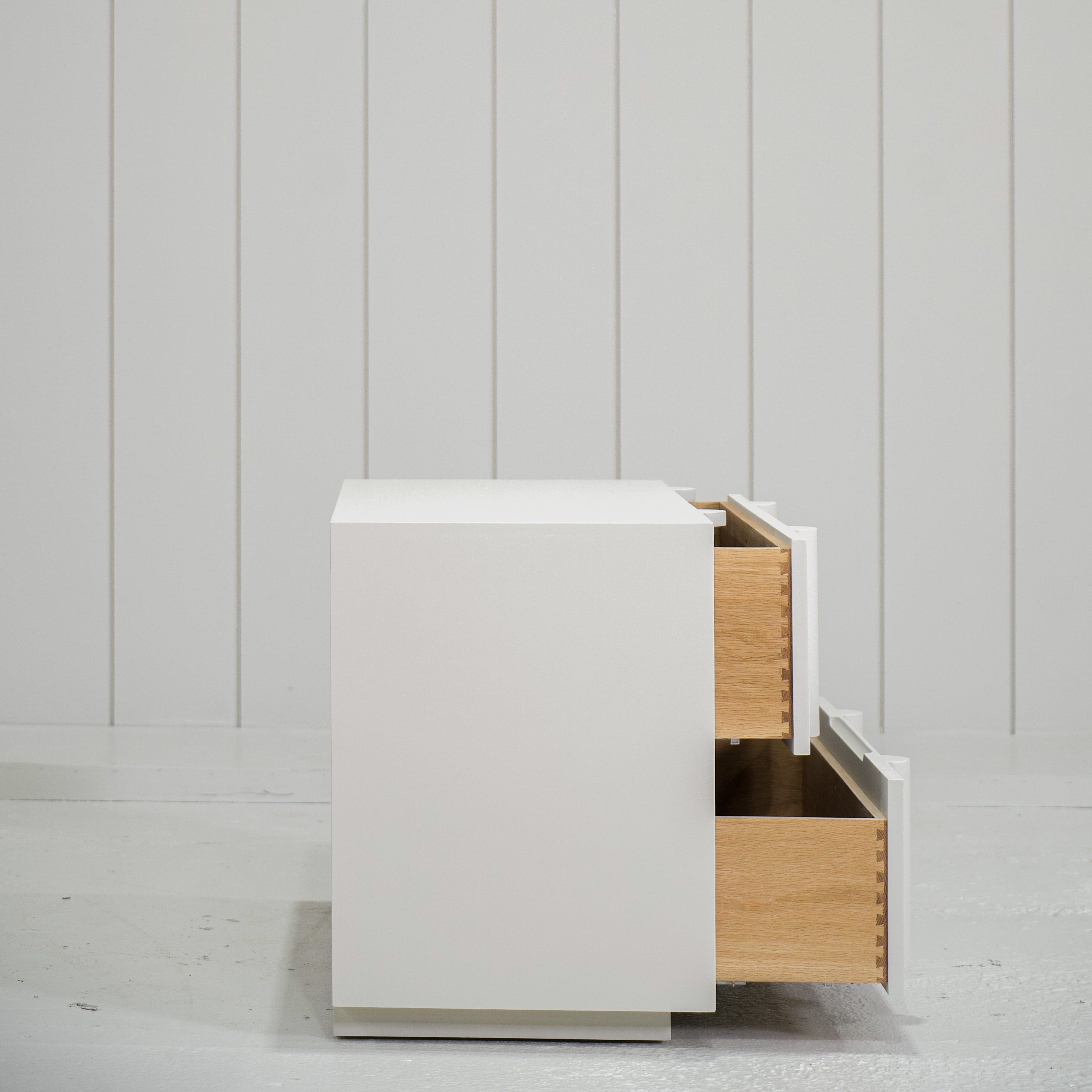 As Shown: 36"W x 18"D x 25"H | Material: Solid Ash | Finish: Plaster Limestone Painted Revere Pewter