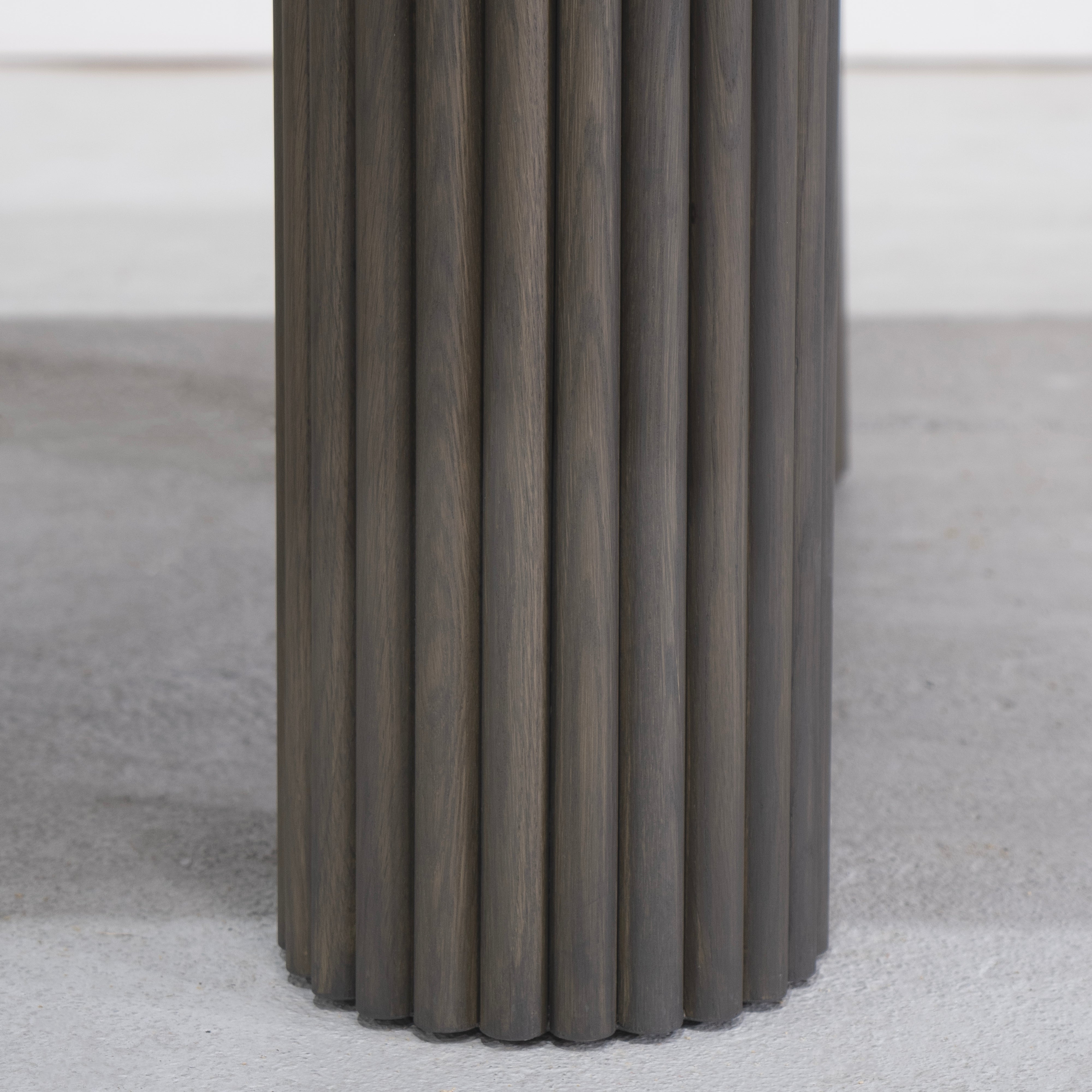 As Shown: Sadie S / Bullnosed Edge / Mint White Natural / Khaki Felt / Beige PocketsVariant 1 - Sadie S / Bullnosed Edge / Cashmere Brown (Discontinued Finish) / Khaki Felt / Beige Pockets