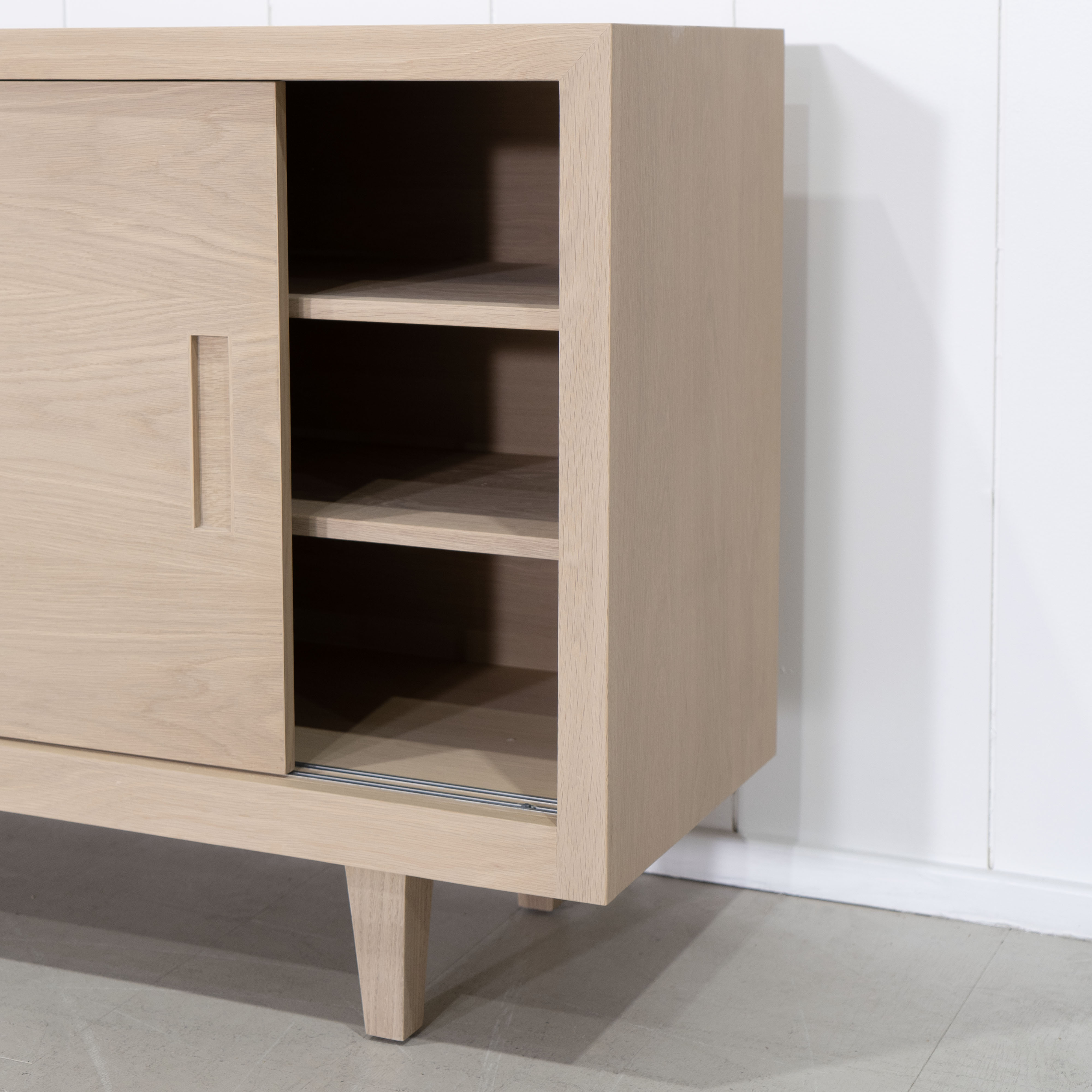 As Shown: in Mint White Natural