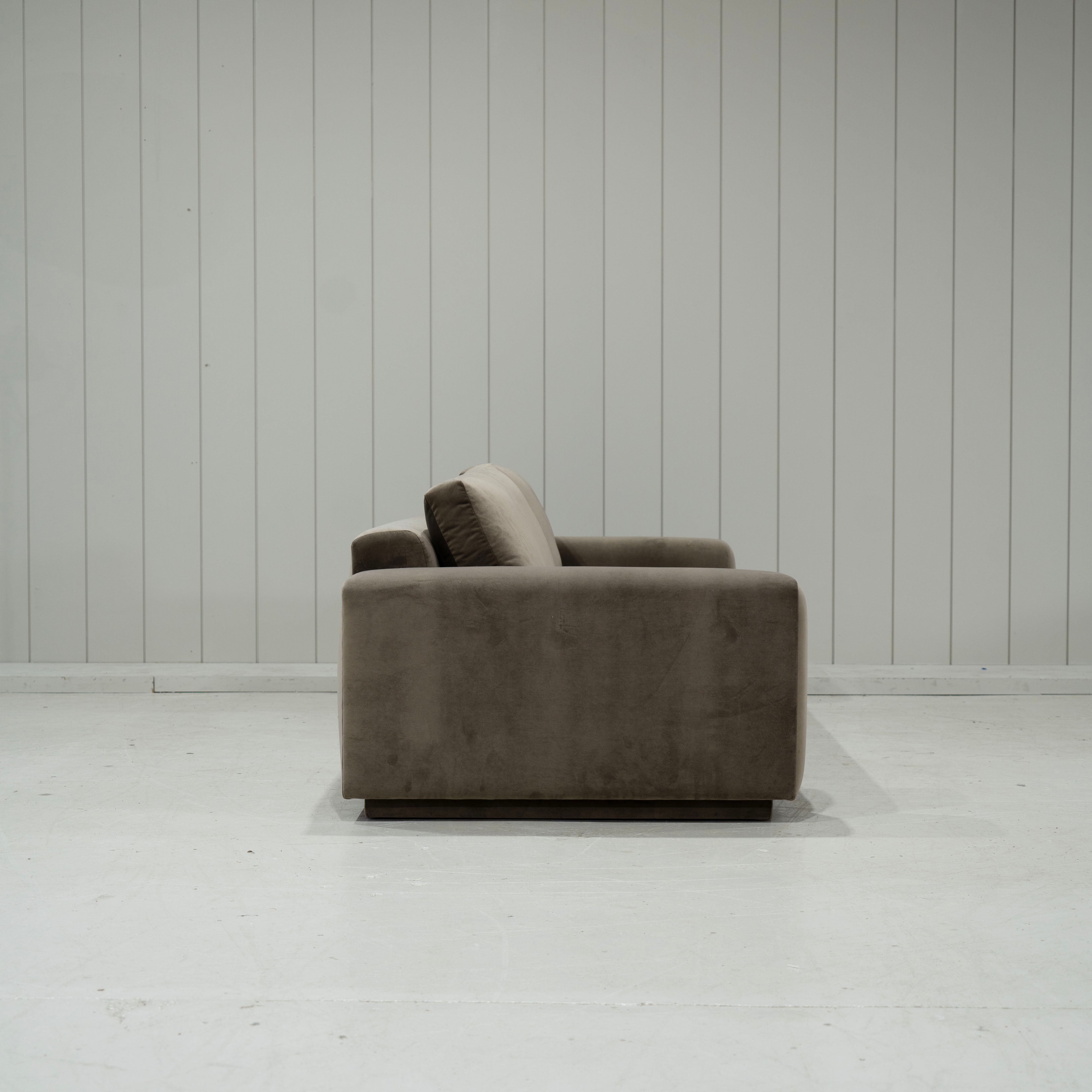 As Shown: Fully upholstered Sky Taupe