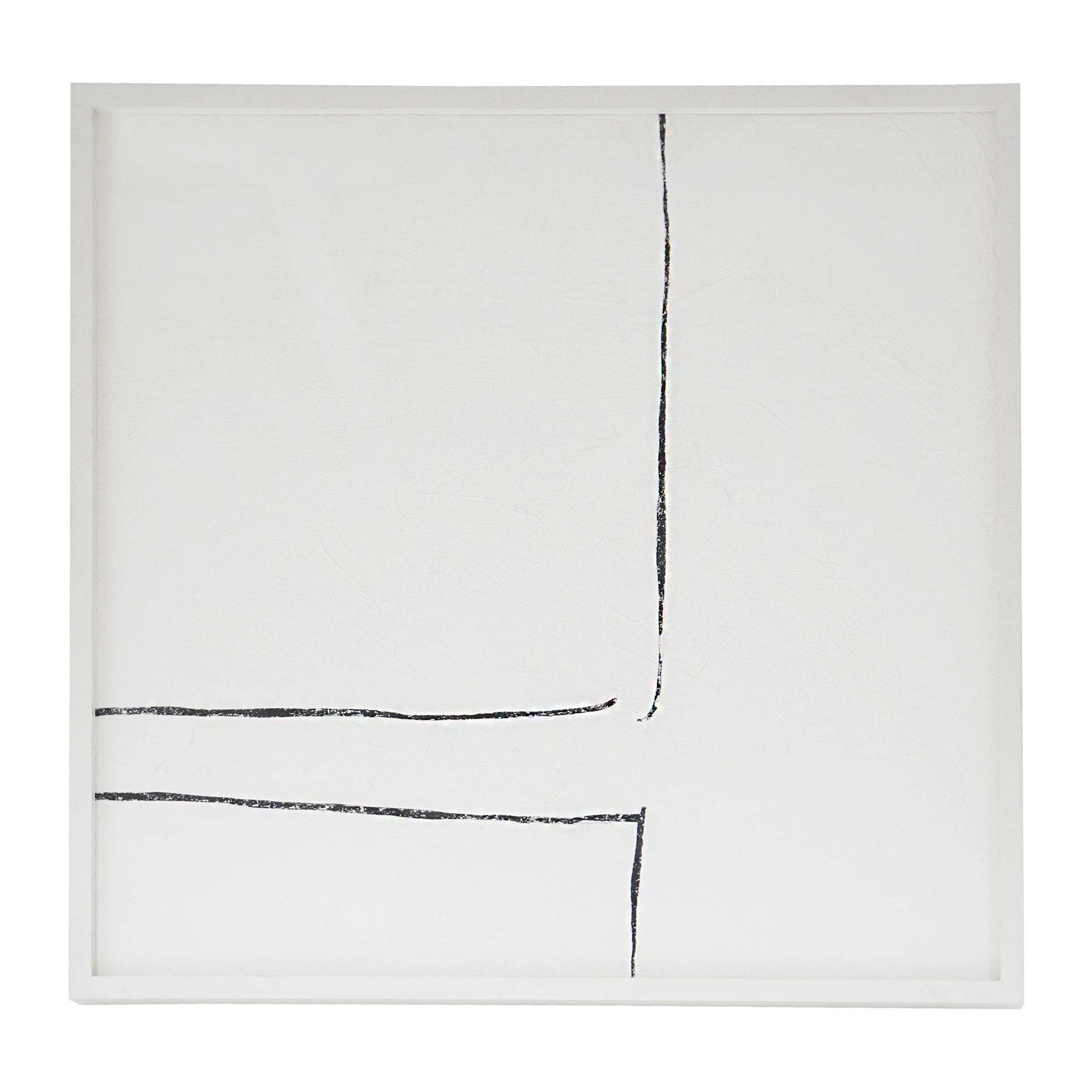 Abyss-Entailles - Shown in 41x40 format, painted oak. Entailled #2 | Muskoka Living Collection - Art