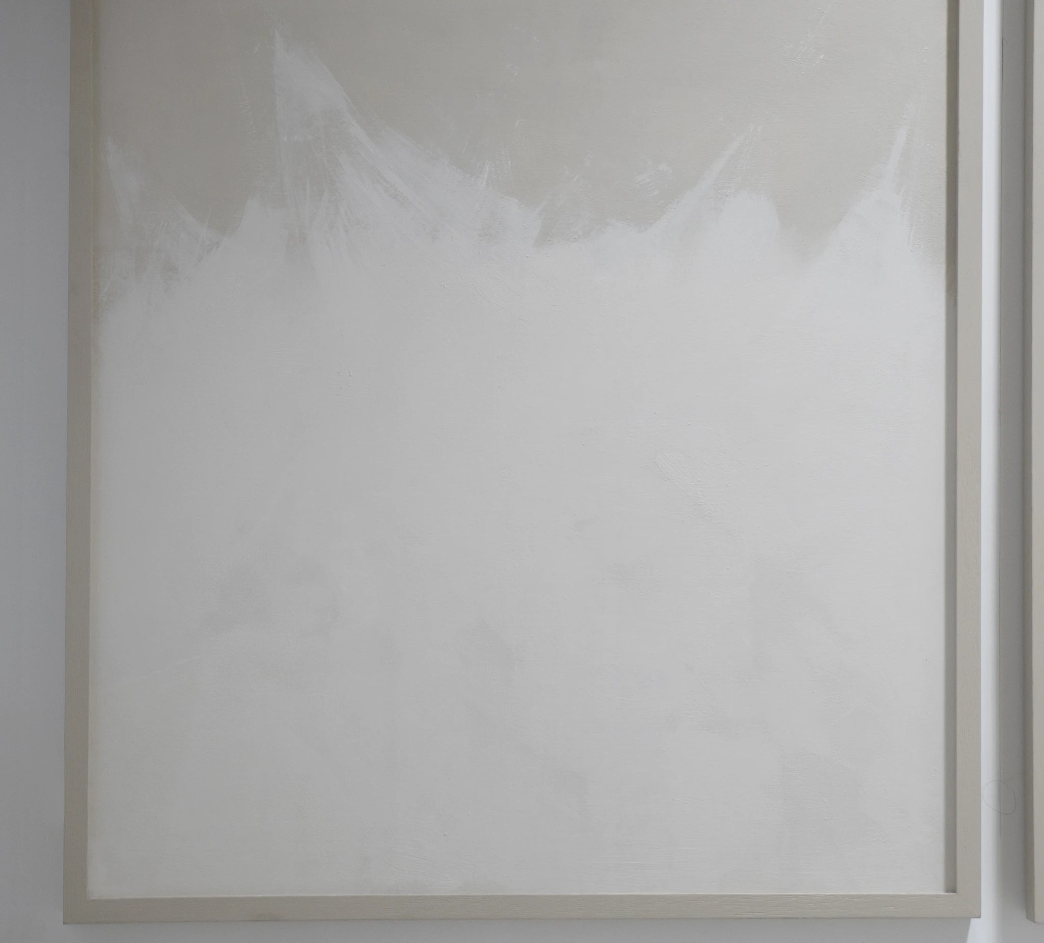 Blizzard - Shown in 50x84 format, painted oak with acrylic. Blizzard #1 | Muskoka Living Collection - Art