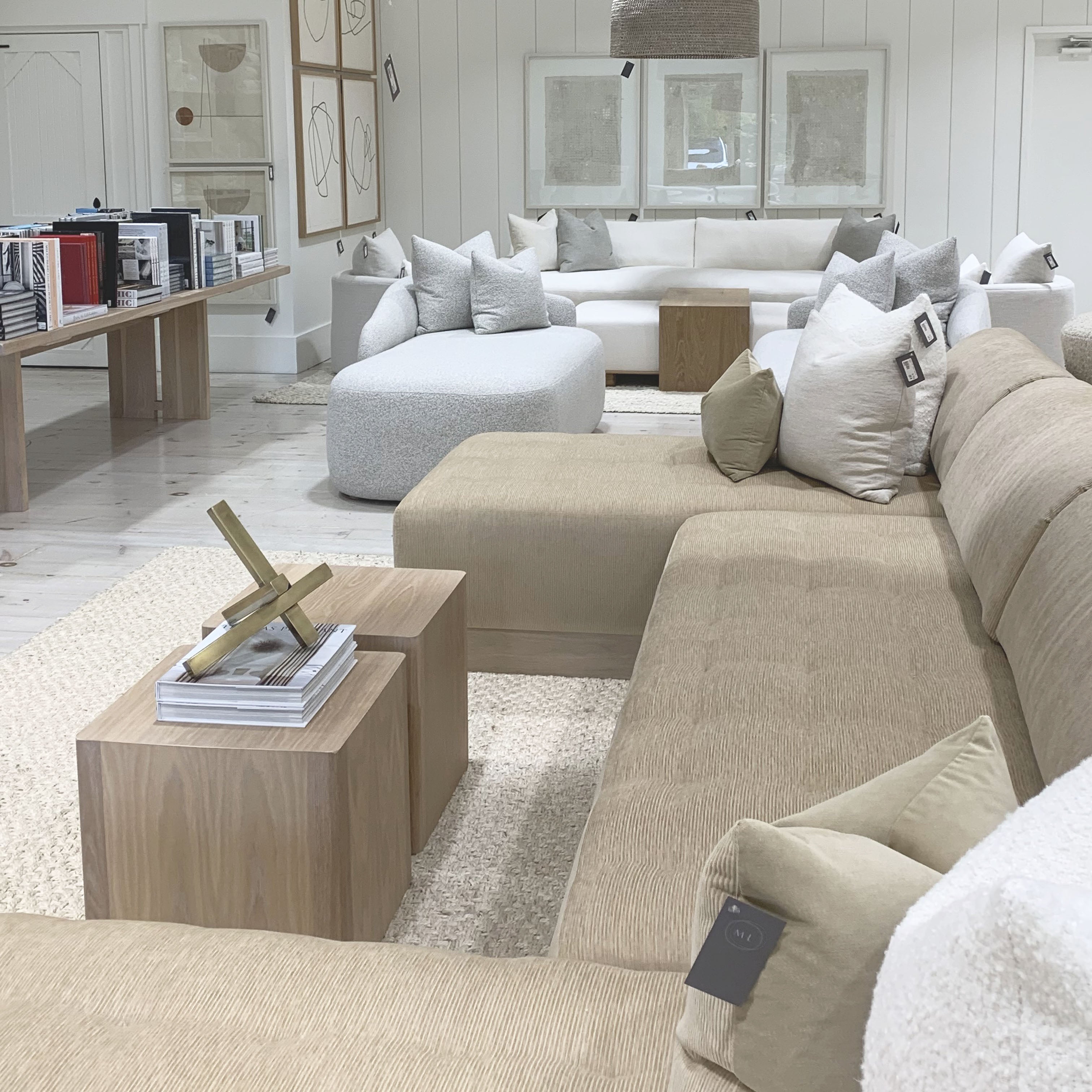 As Shown: in Mint White Natural