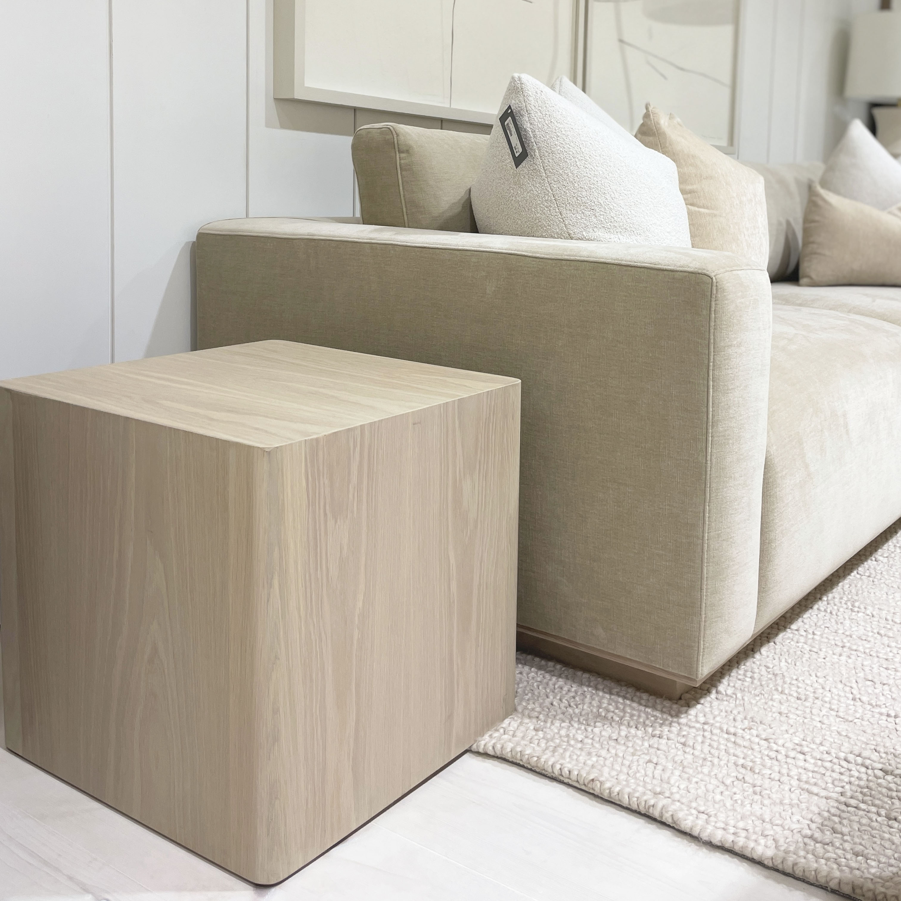 As Shown: in Mint White Natural