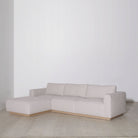 As Shown: in Mulberry, oak base finished in Mint White Natural.