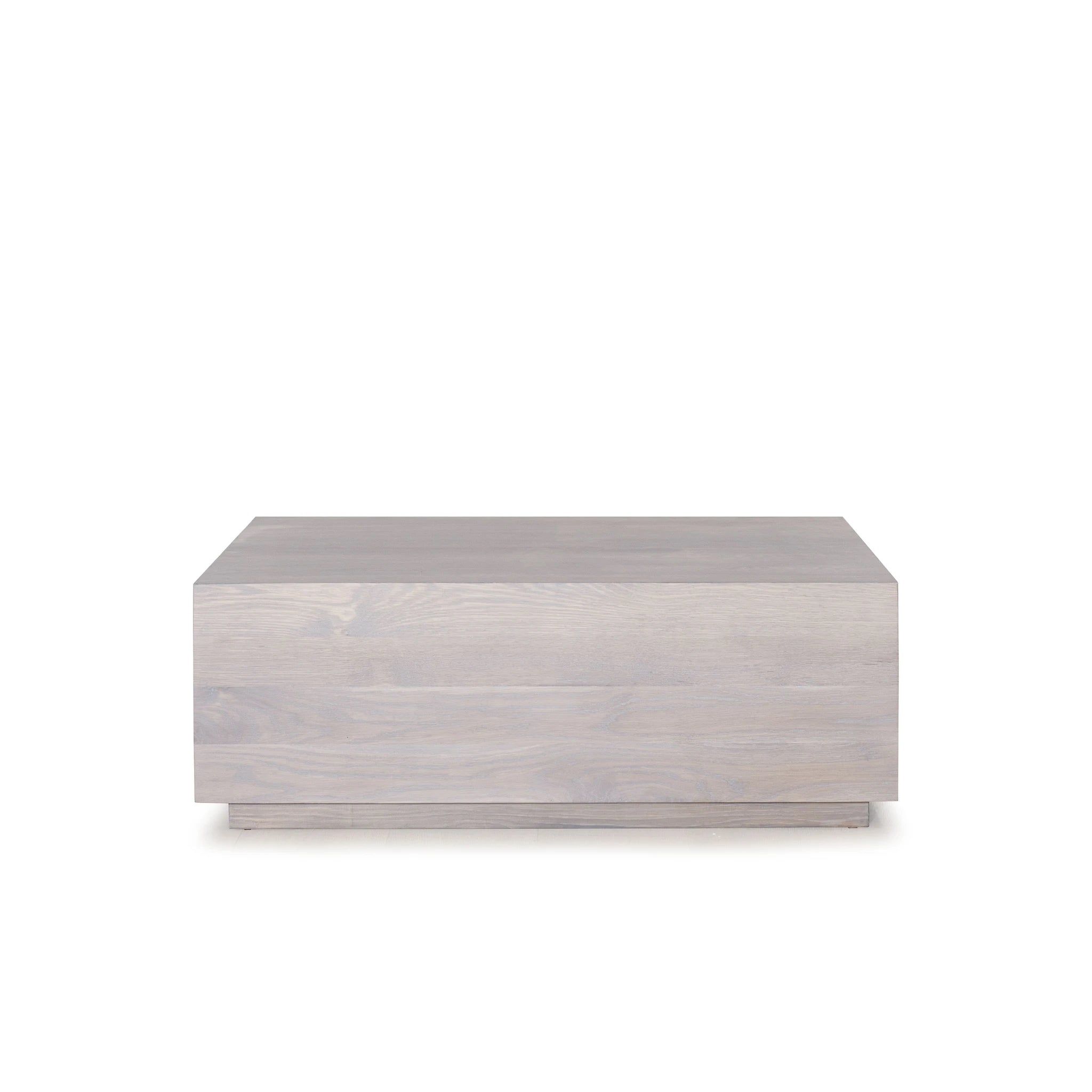 Bridge Square Coffee Table, Muskoka Living Collection - Oak finished in Fumed / Smoke (Discontinued Finish)