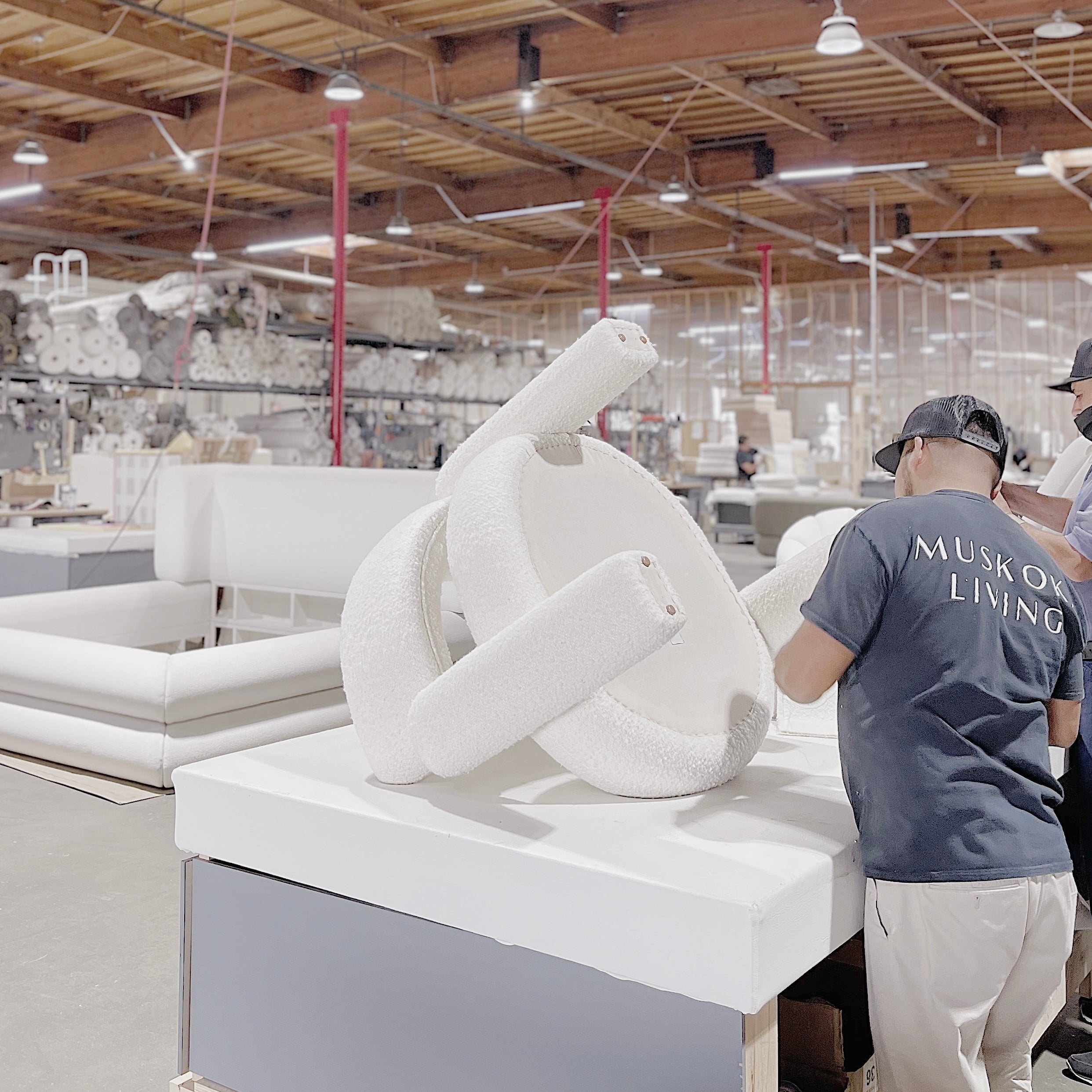 As Shown: in Lincoln Camel or Berber White.