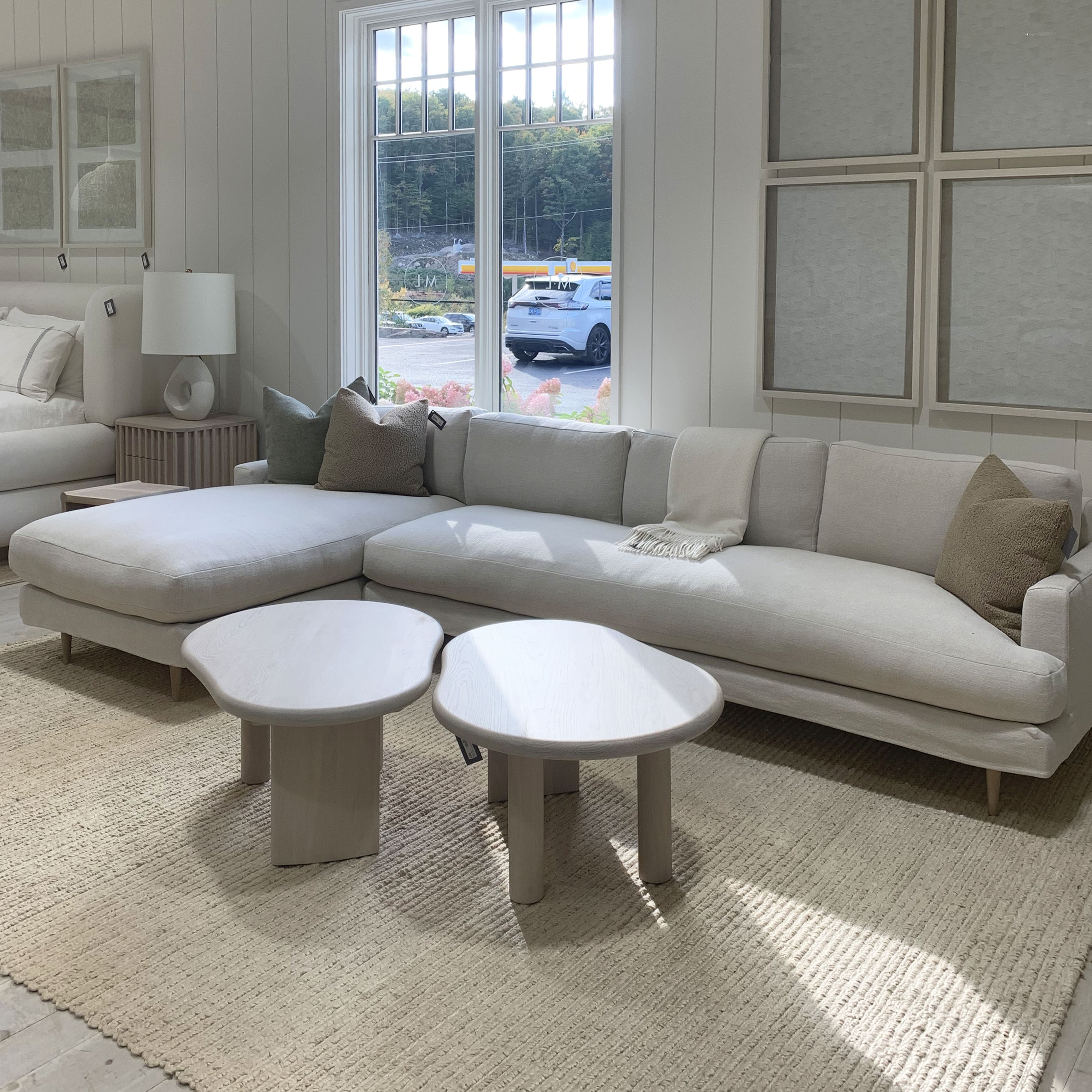 As Shown: in Small, Mint White Natural