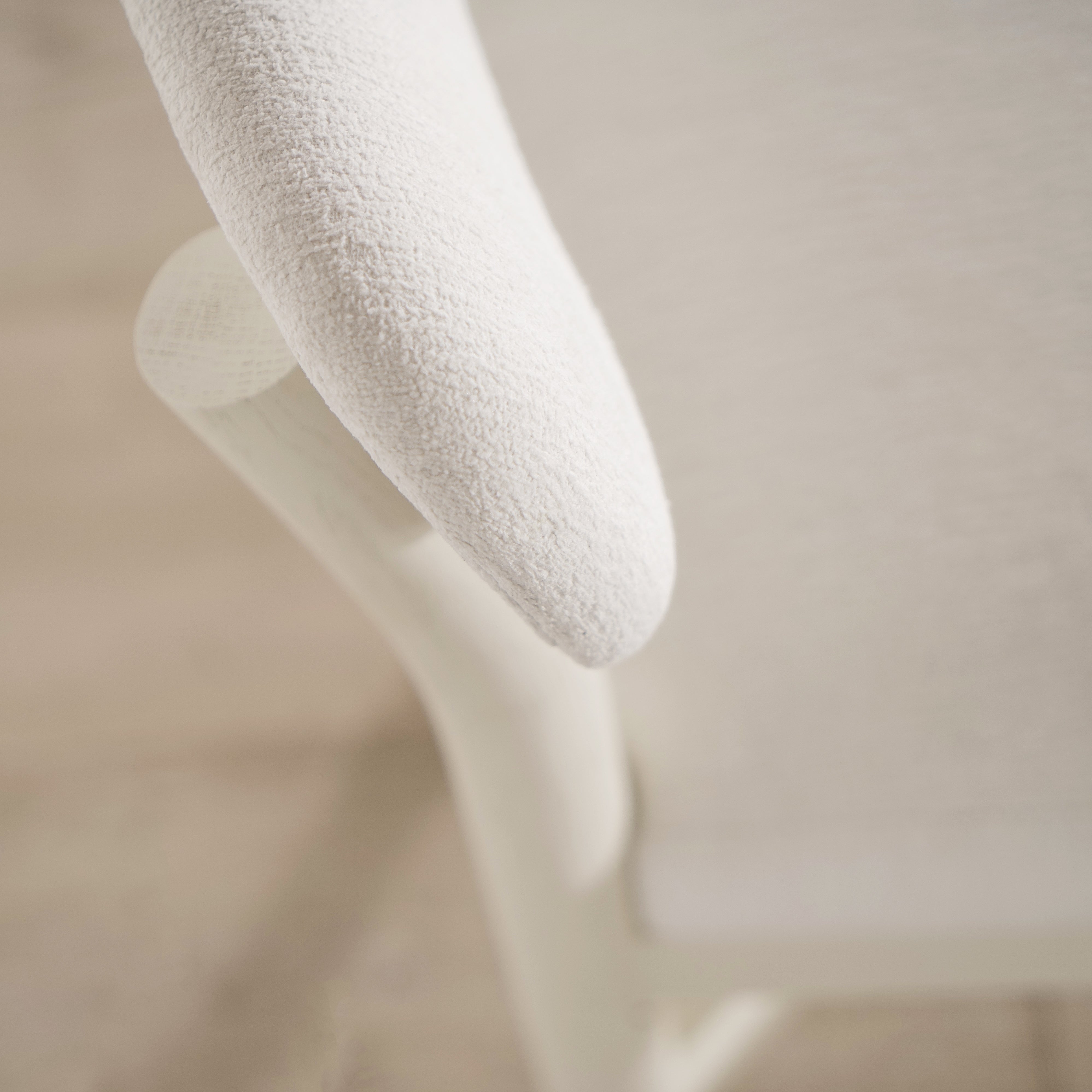 As Shown: COM fabric. Solid Ash wood wire brushed painted in Figueroa.