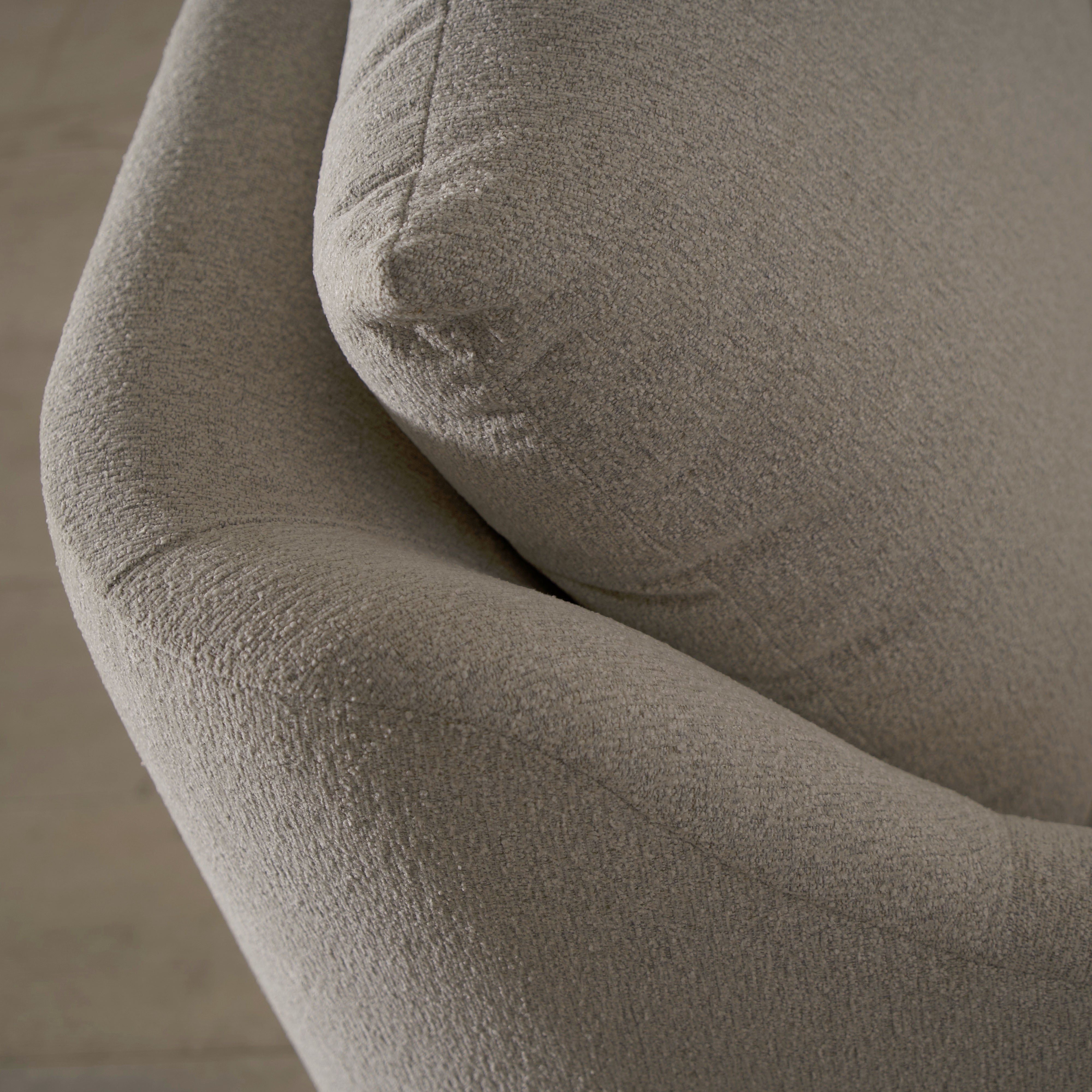 As Shown: Slipcovered in COM with a 3 over 1 Cushion Configuration