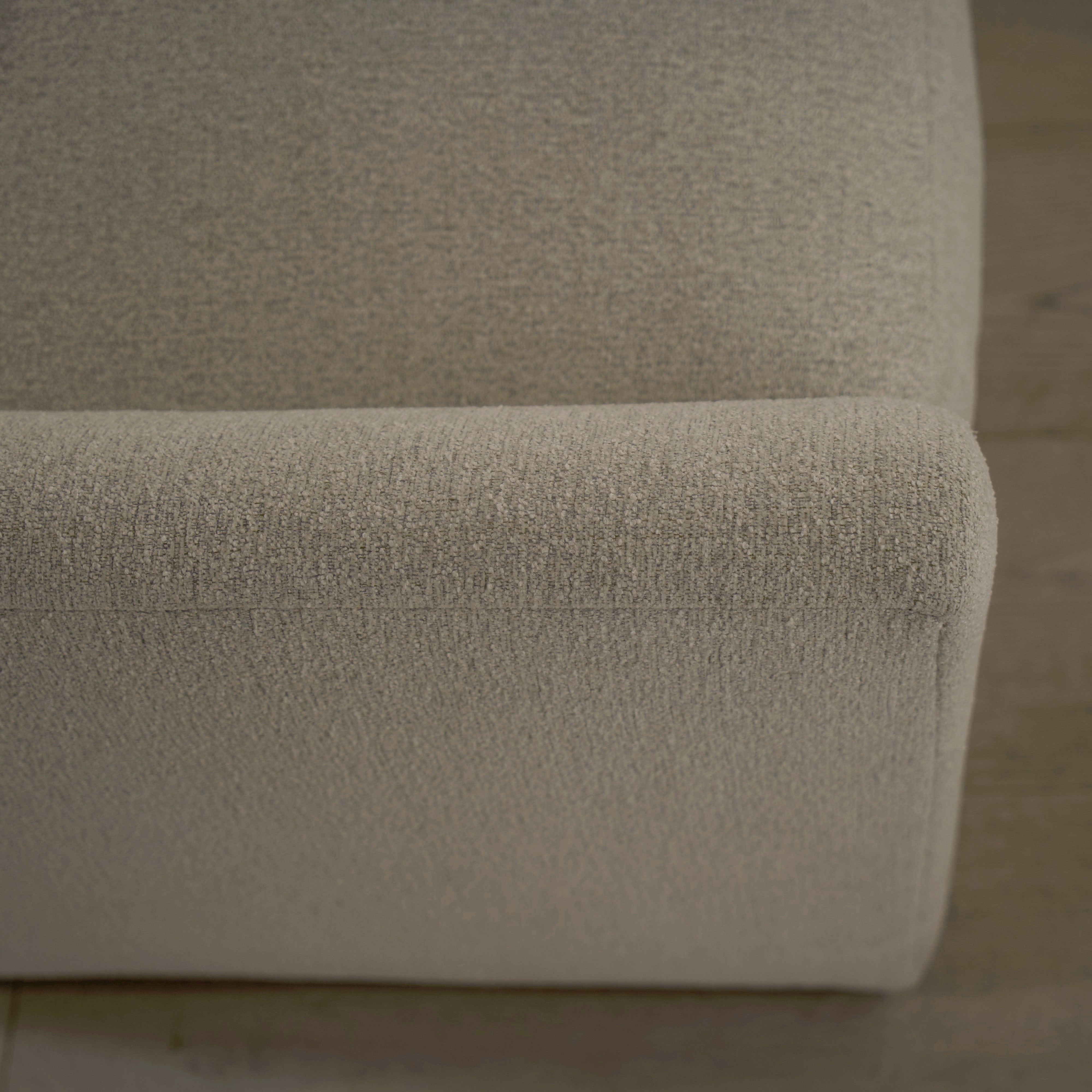 As Shown: Slipcovered in COM with a 3 over 1 Cushion Configuration