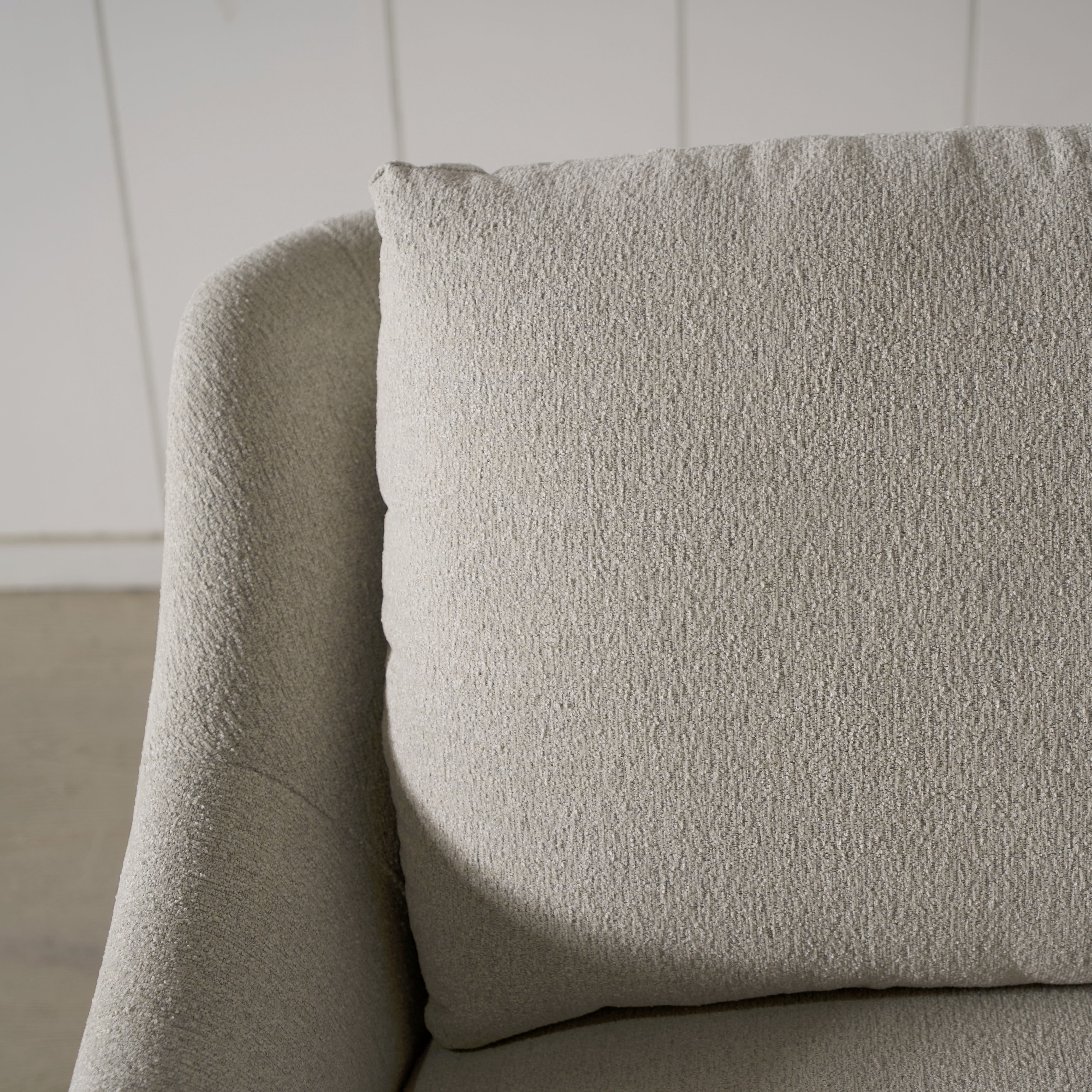 As Shown: Slipcovered in COM with a 3 over 1 Cushion Configuration