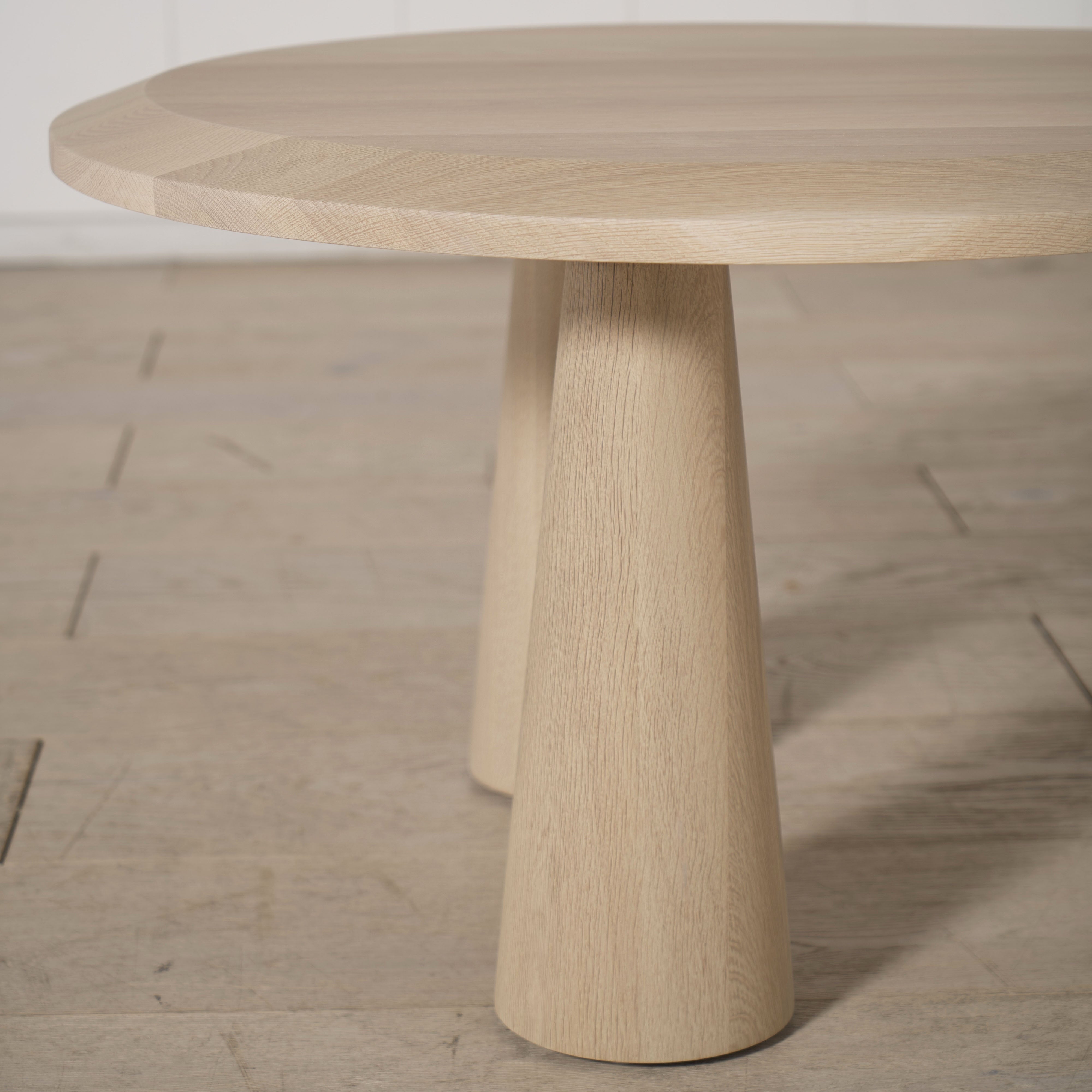 As Shown: 41"W x 30"D x 18"H | Material: Solid Oak | Finish: Smoke (Discontinued)