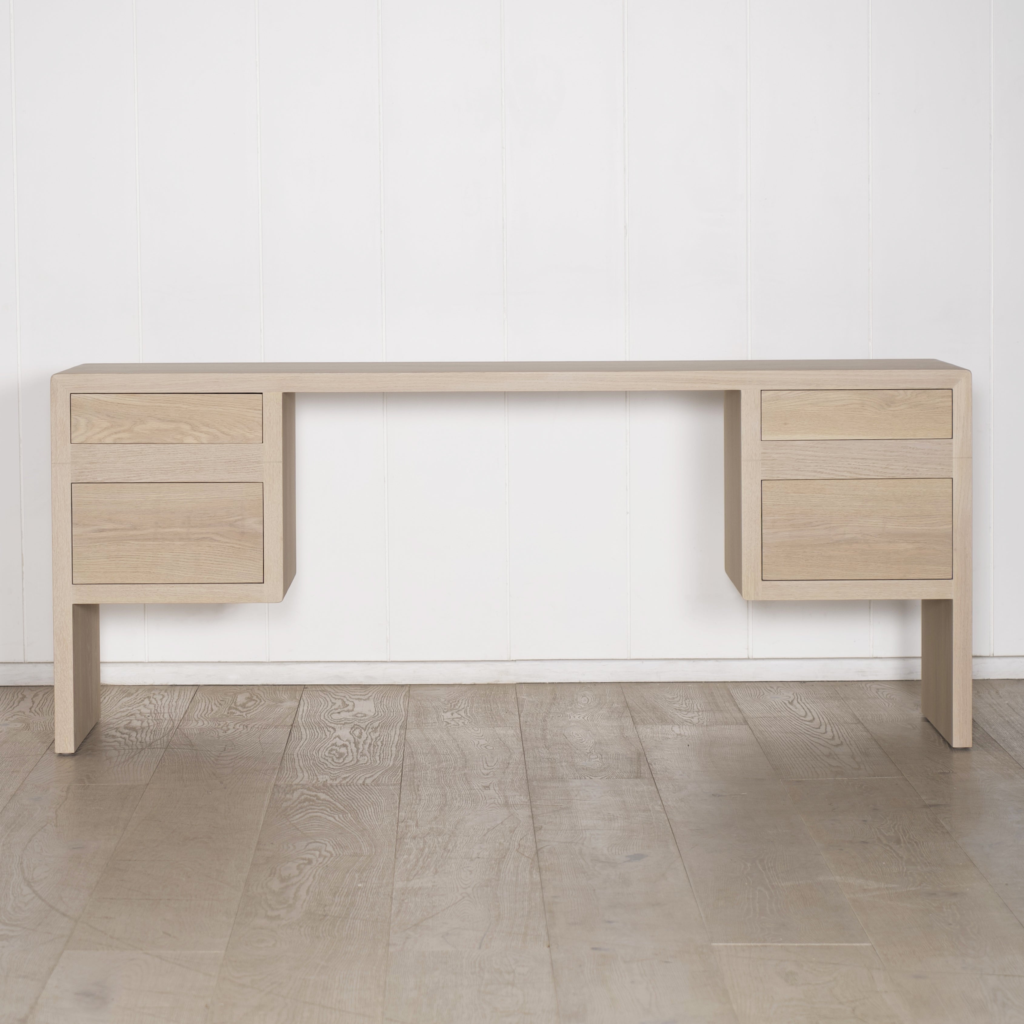 As Shown: in Mint White Natural finish