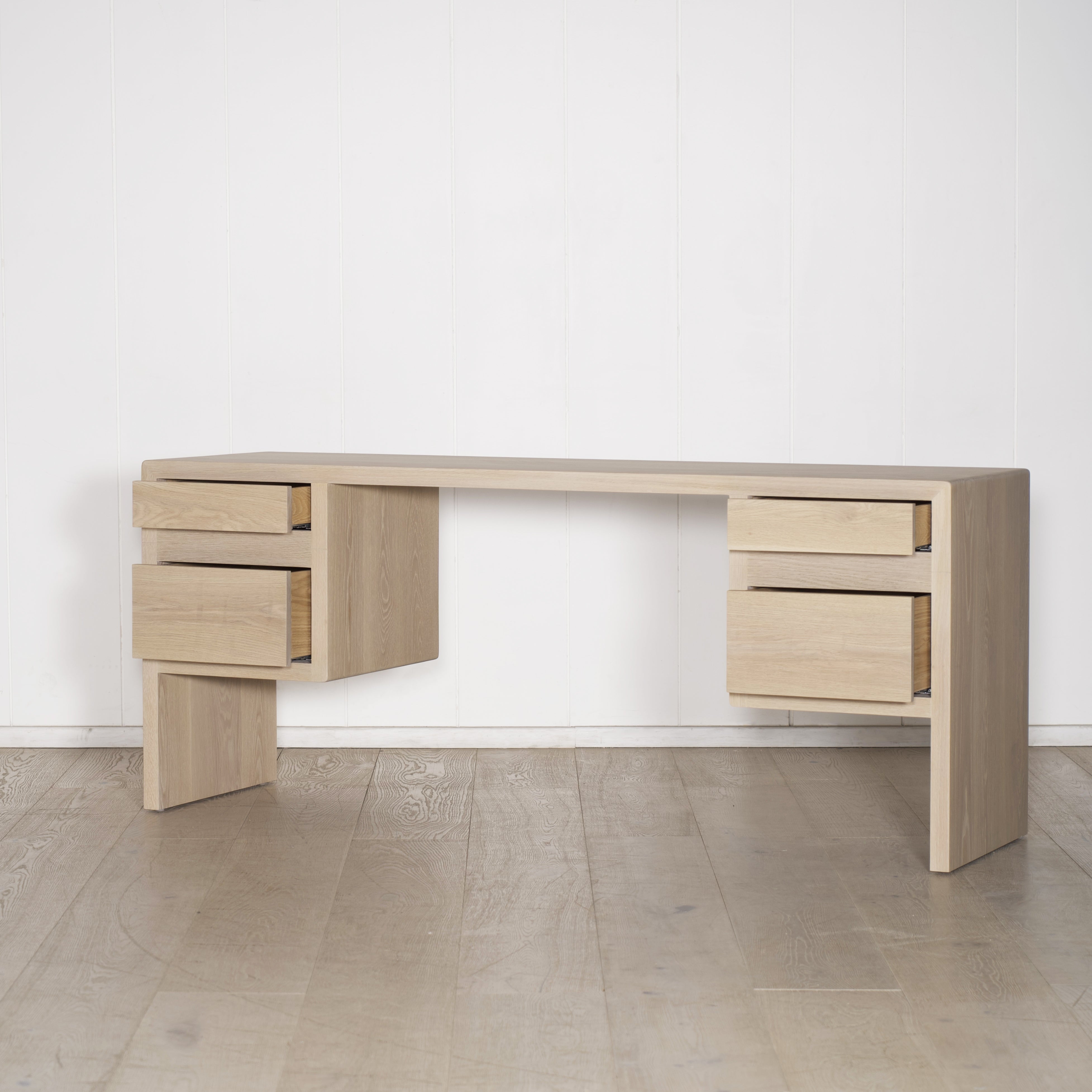 As Shown: in Mint White Natural finish