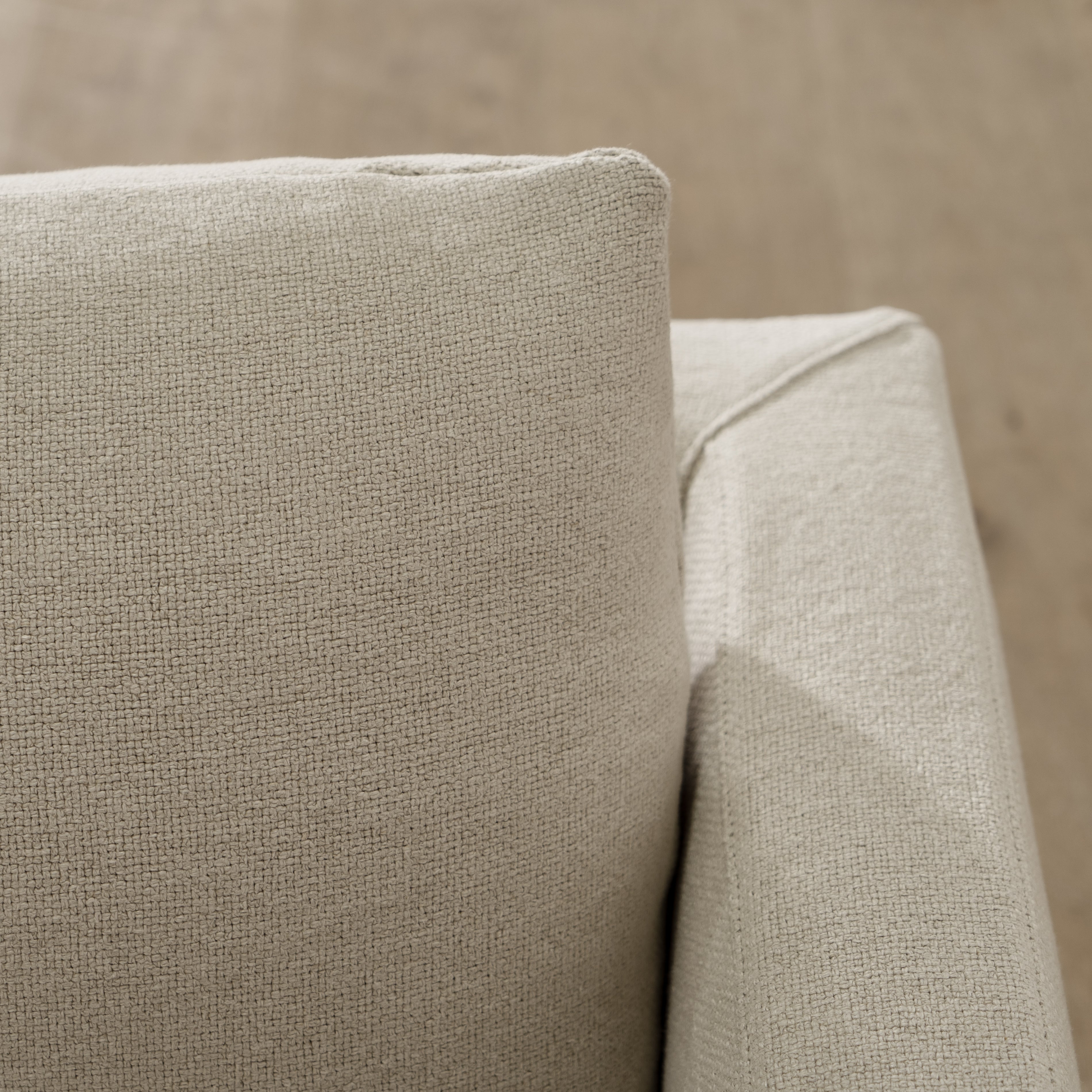 As Shown: Slipcovered in Frame Natural with a 2 over 2 Cushion Configuration