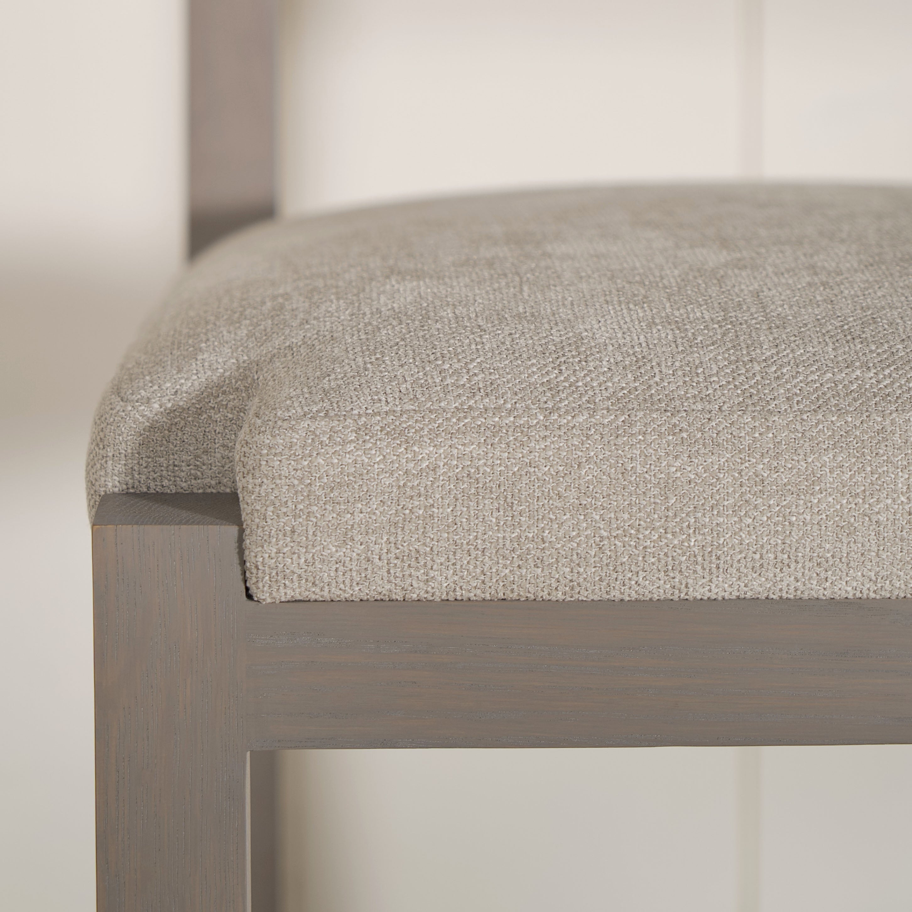 As Shown: in Sawyer Pewter seat and Rome Ivory back, Antique Beige (Discontinued Finish) finish.