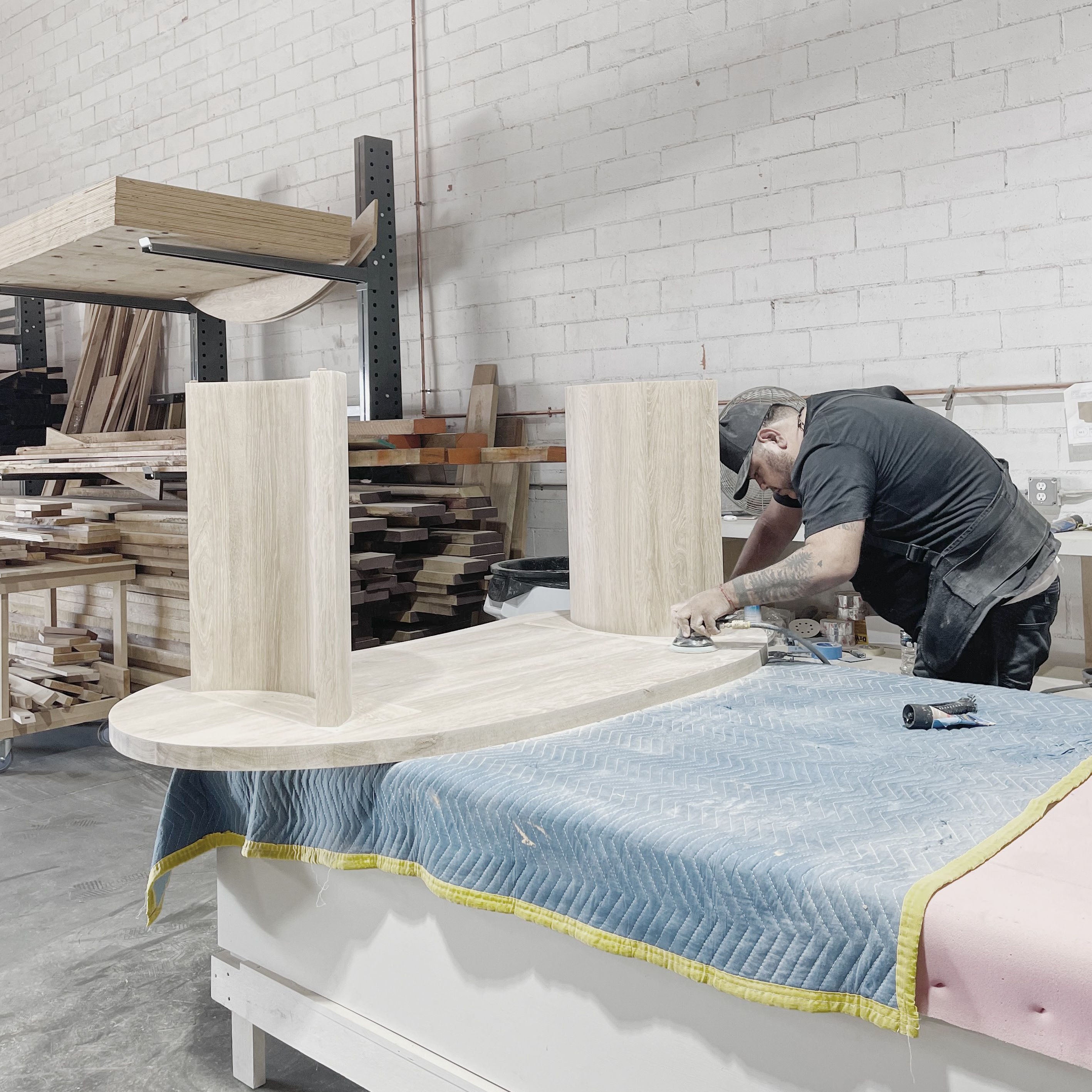 Evelyn Desk, Muskoka Living Collection - Made to order at our LA Workshop.