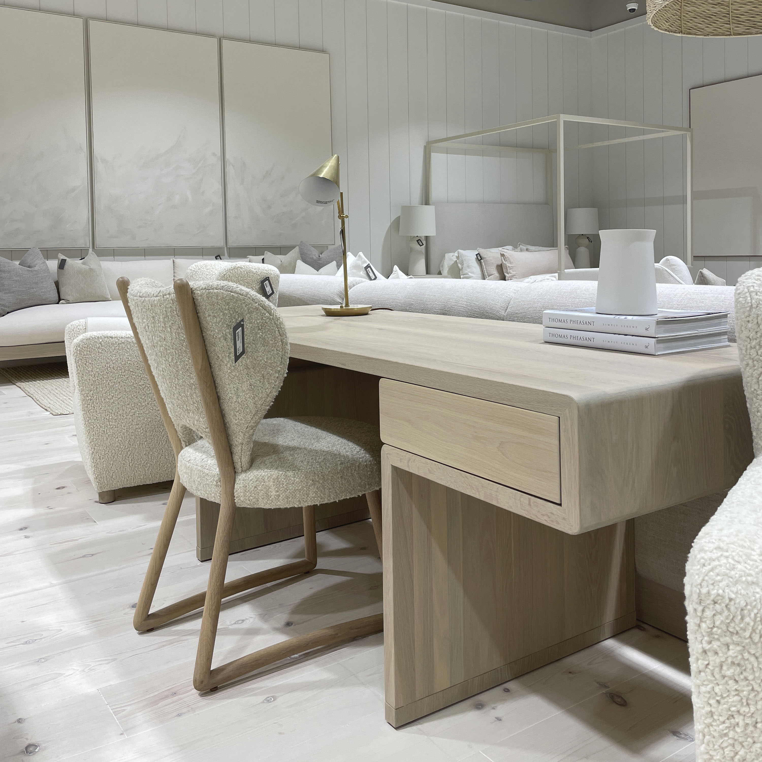 As Shown: Finish in Chestnut