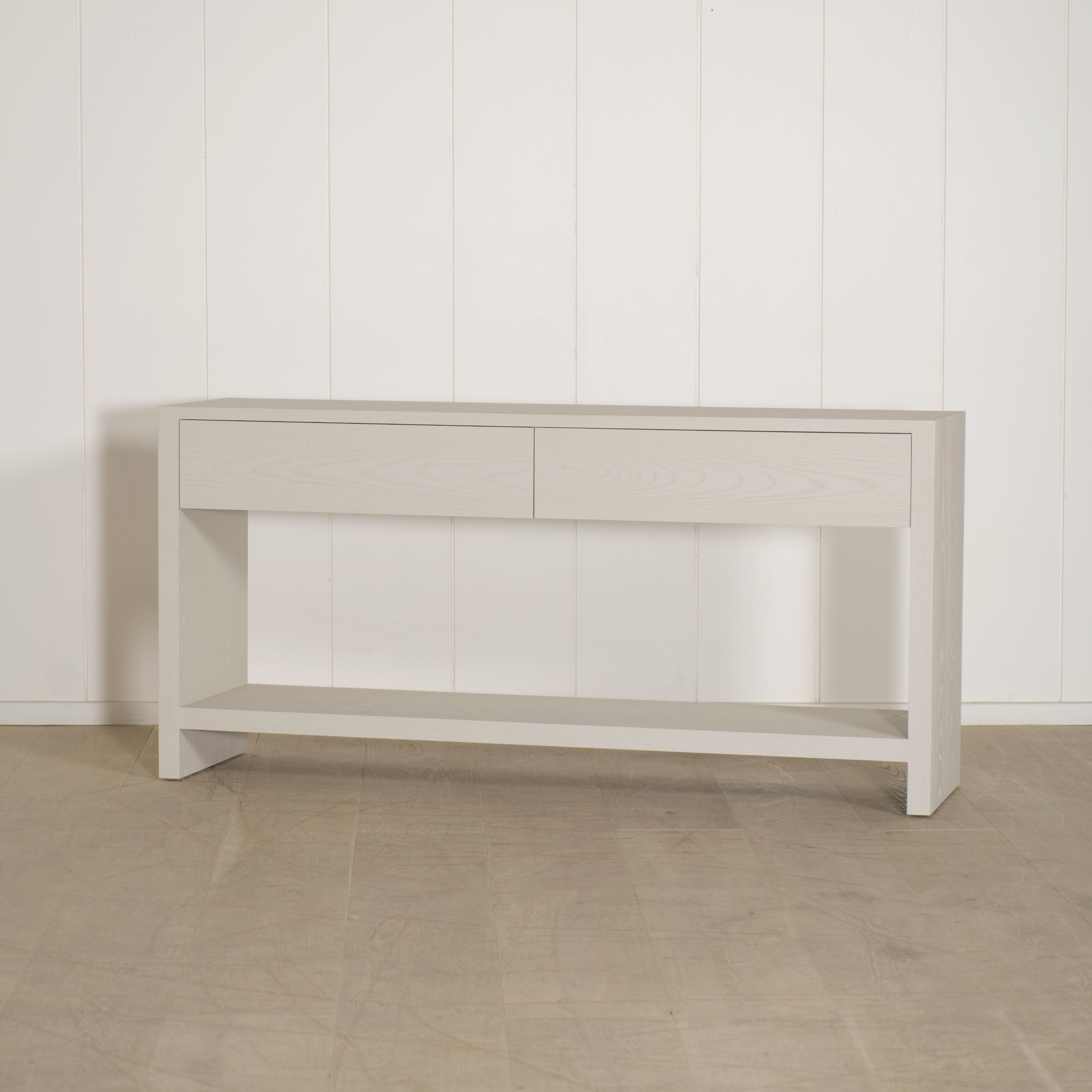 As Shown: in Wirebrushed Painted Revere Pewter color.