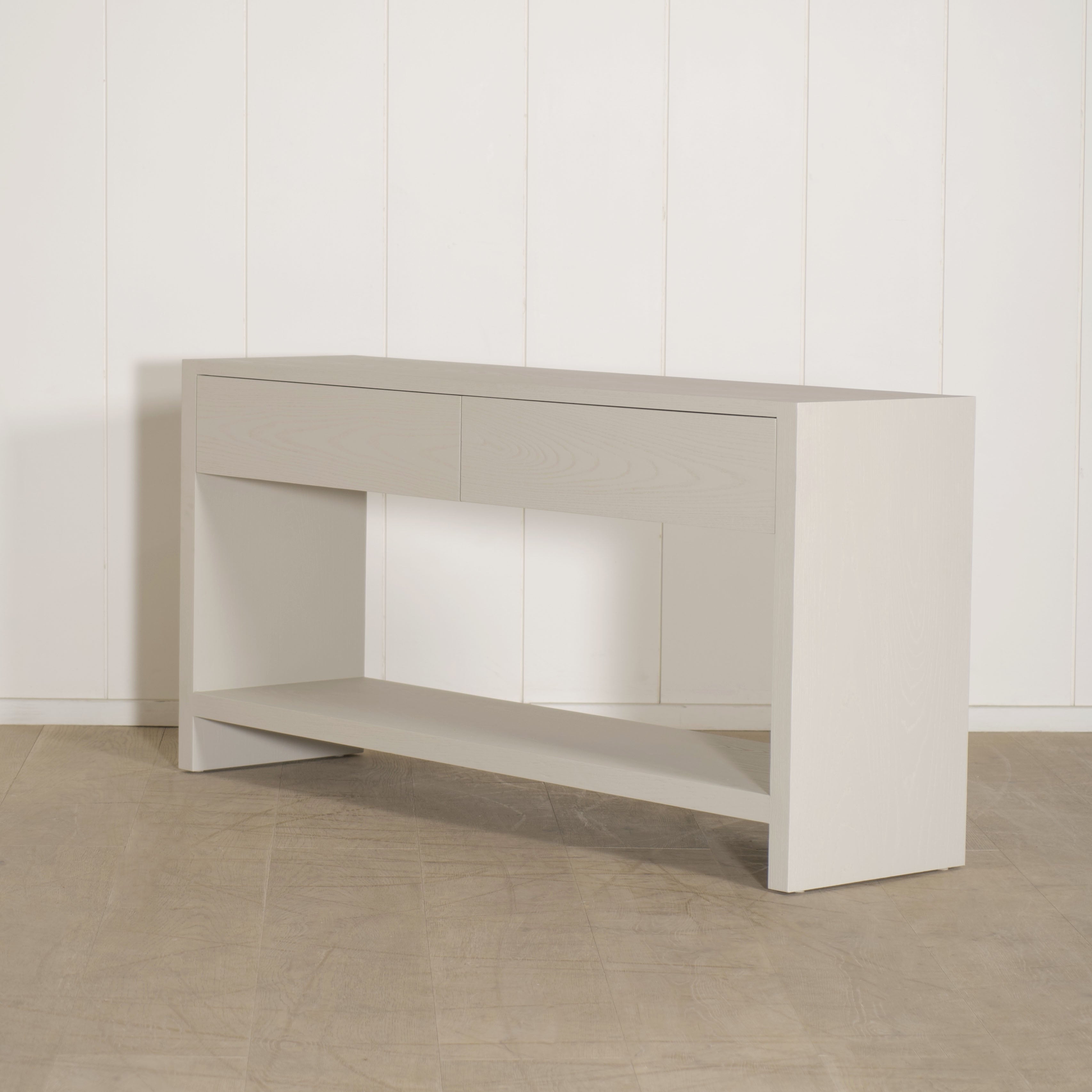 As Shown: in Wirebrushed Painted Revere Pewter color.