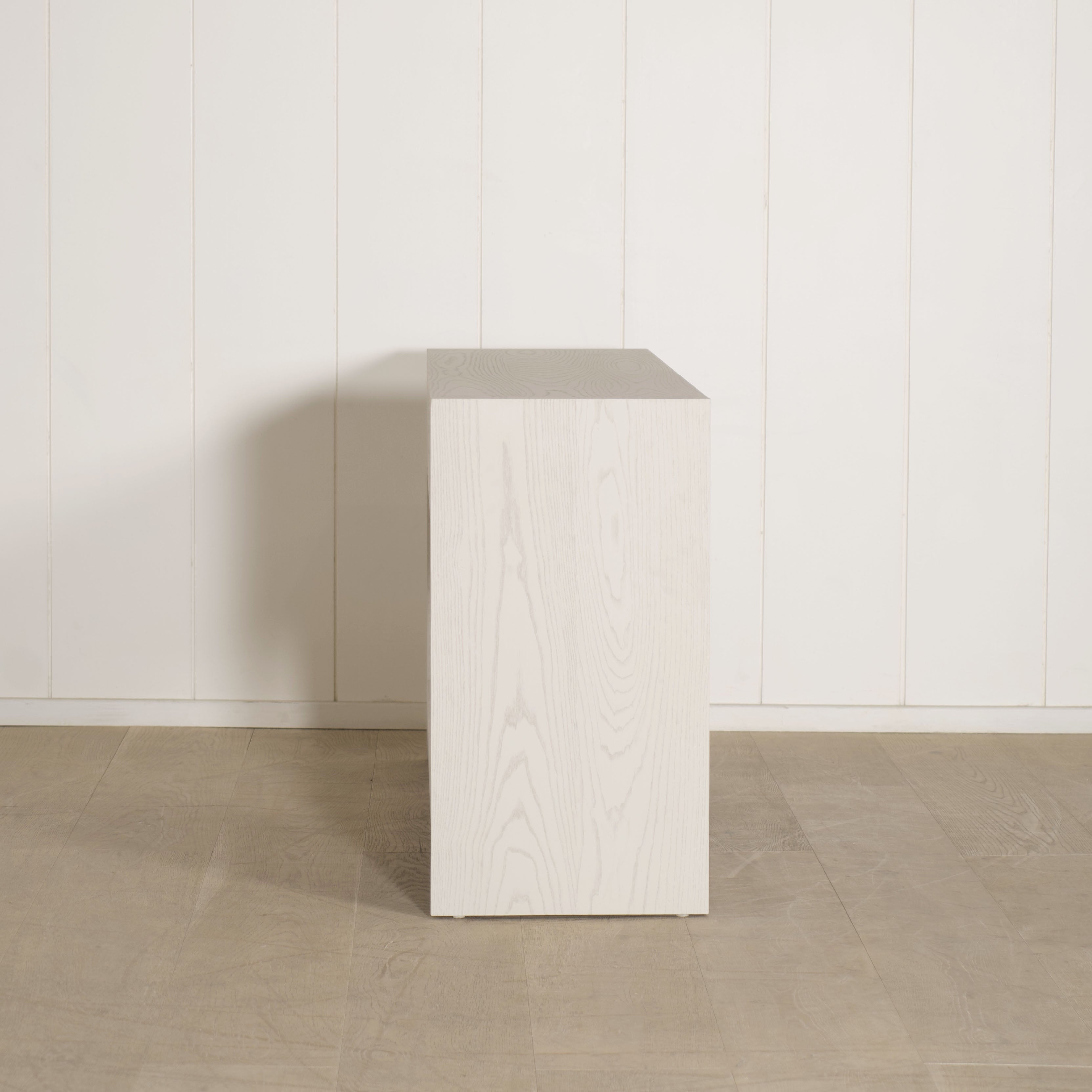 As Shown: in Wirebrushed Painted Revere Pewter color.