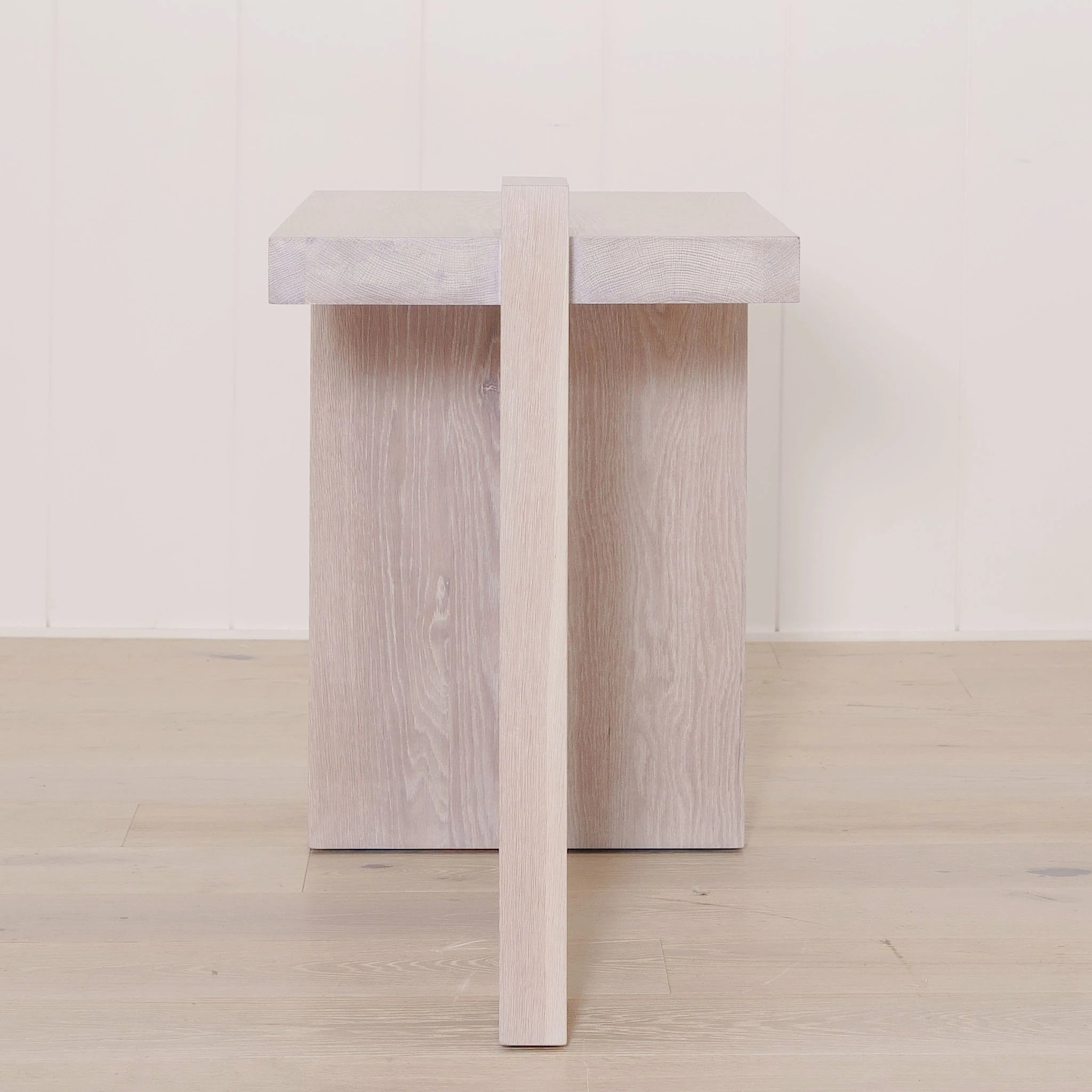 As Shown: 36"W x 20"D x 32"H | Material: Solid Oak | Finish: Shell