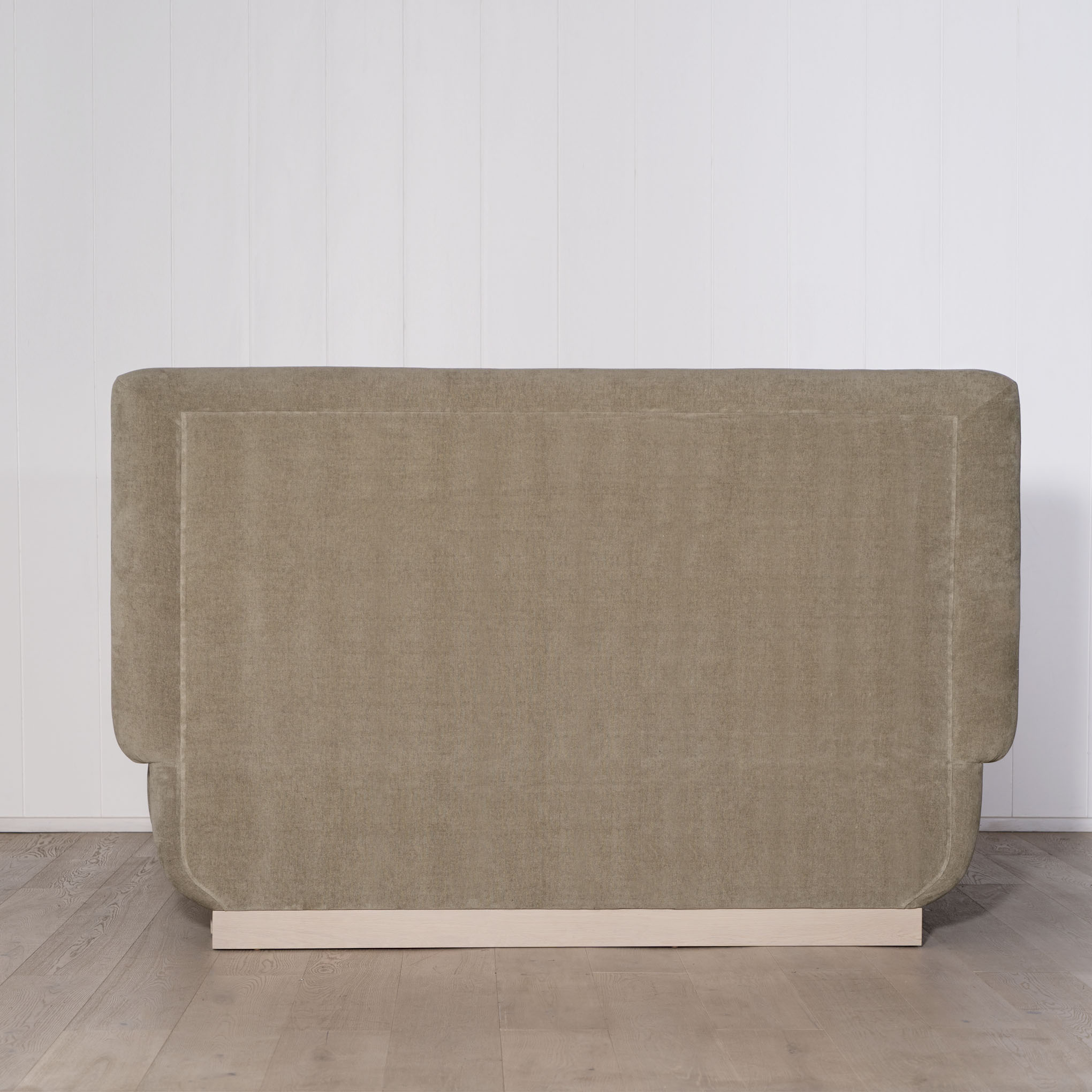 As Shown: in Bellamy Moss. Oak finished in Mint White Super White.