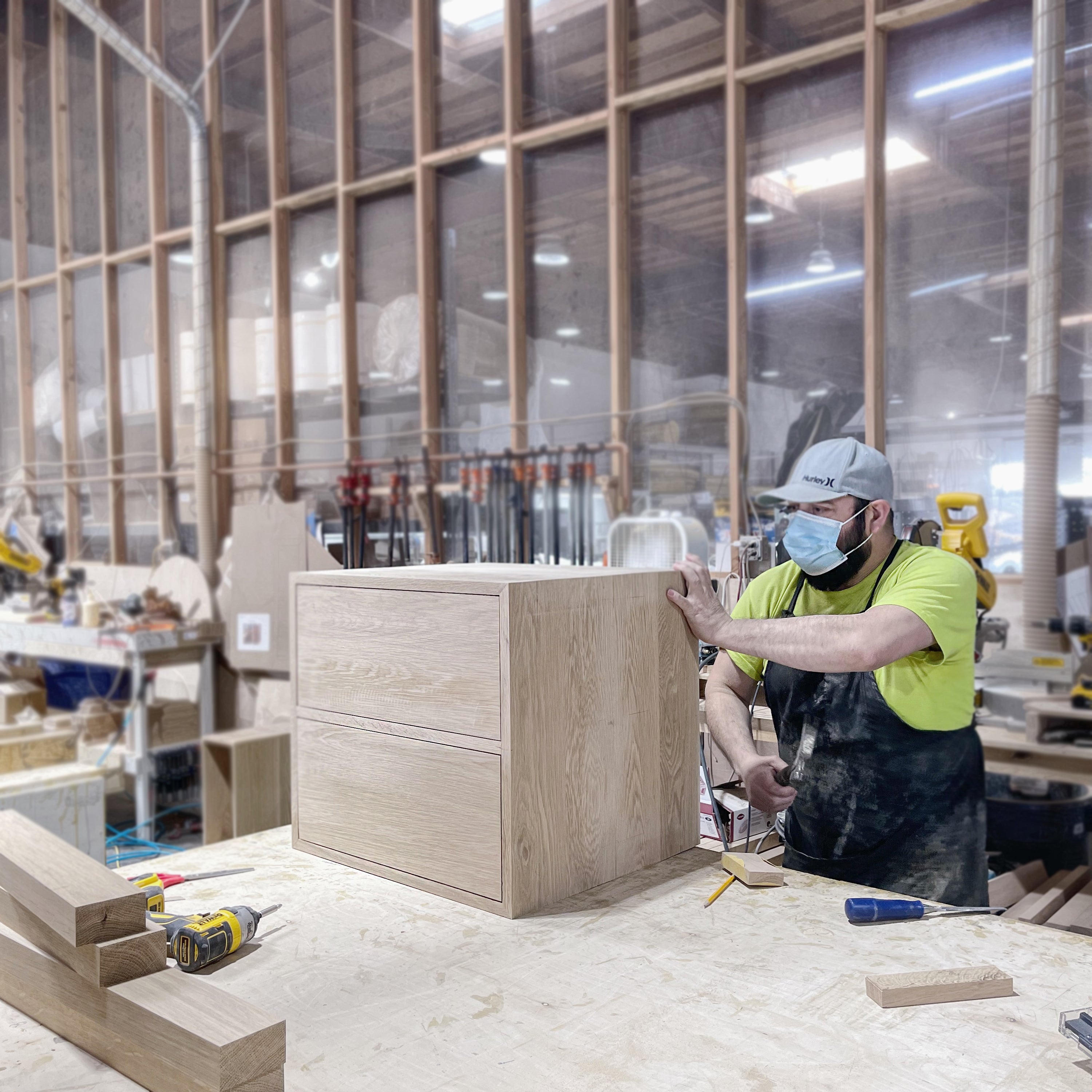 As Shown: in Medium, Mint White Natural