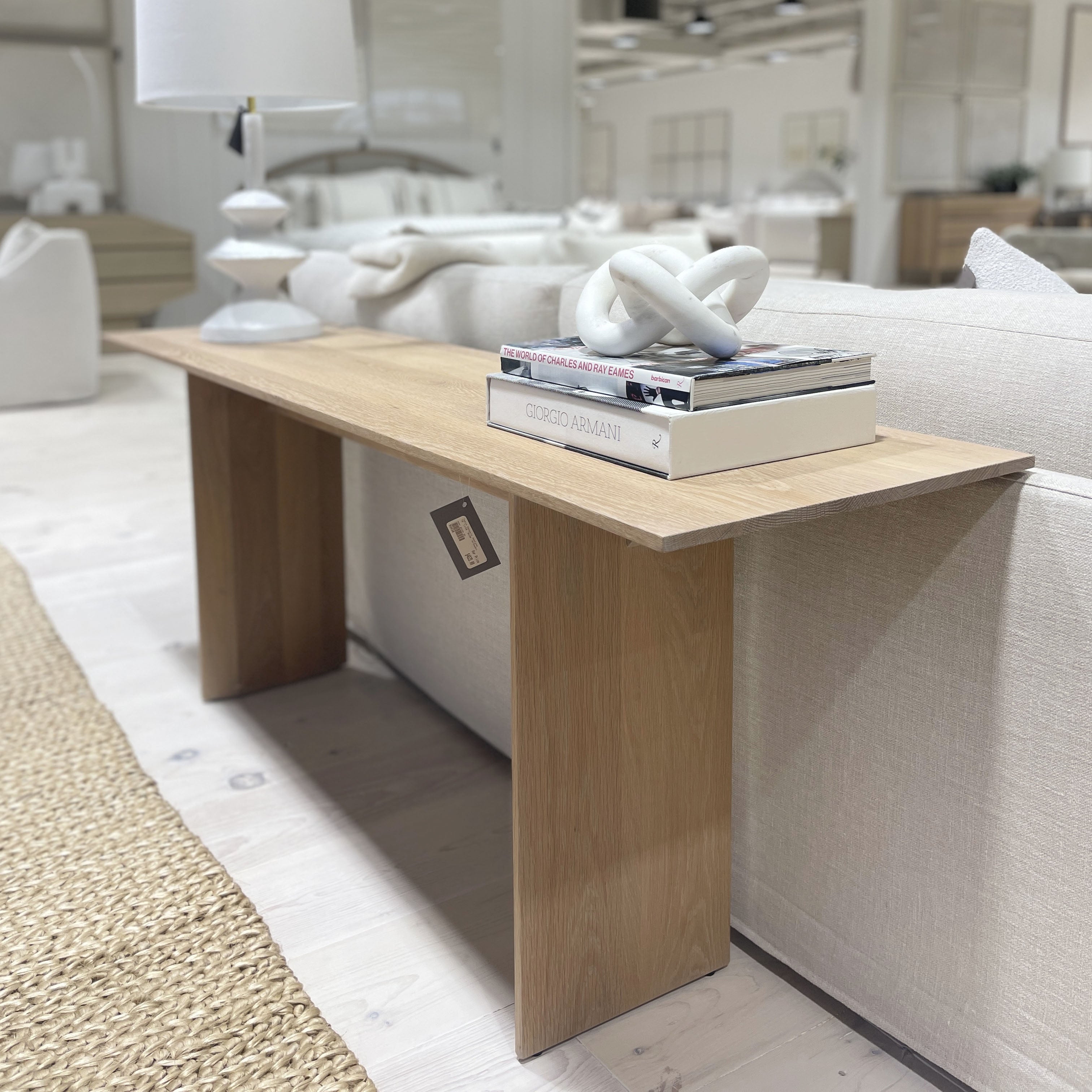 As Shown: in small, custom finish.