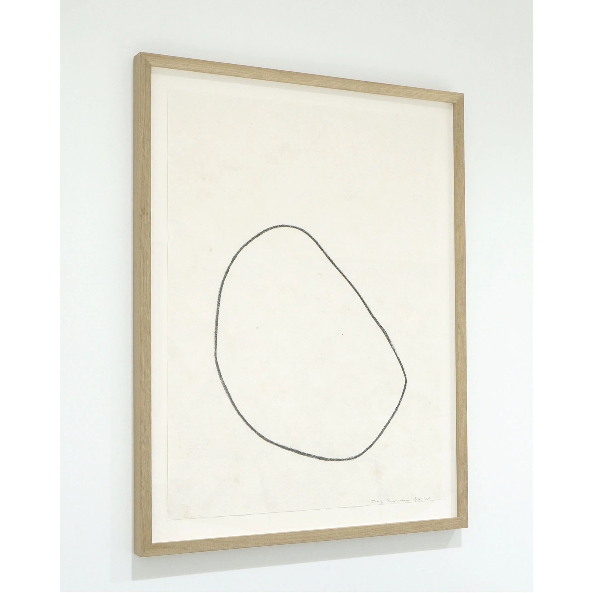 Shown in 31x31 format, natural oak. La Pomme de Terre | Muskoka Living Collection - Art