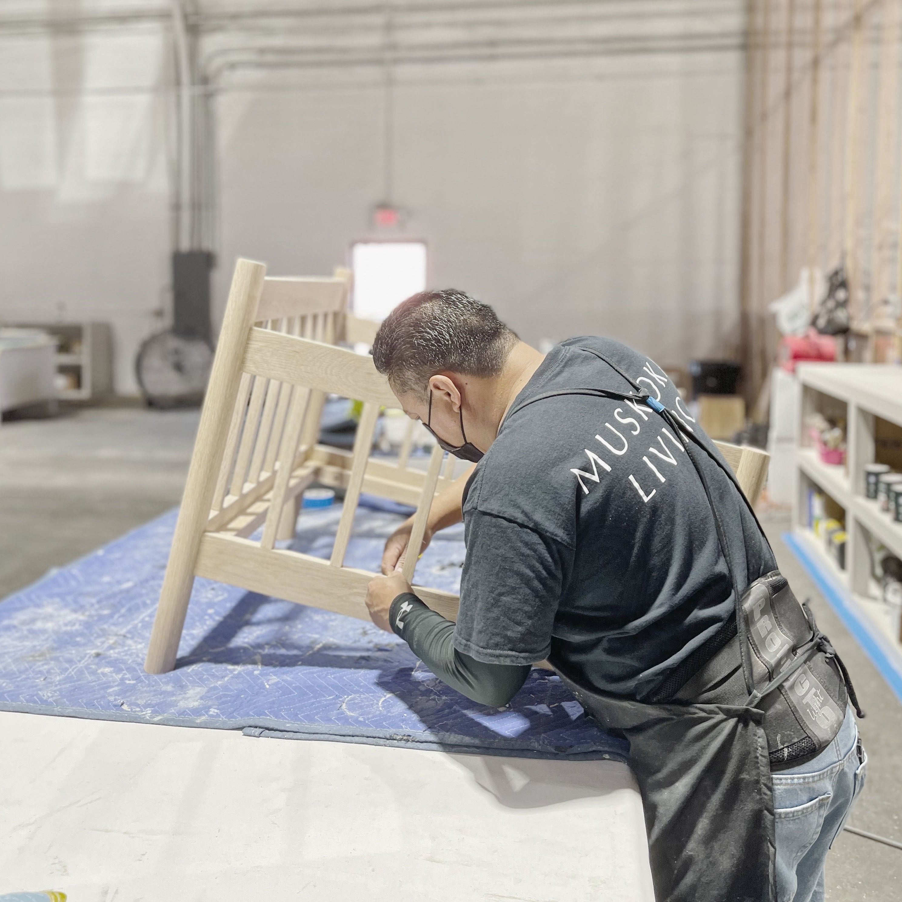 As Shown: in Blend Fog, Custom Finish