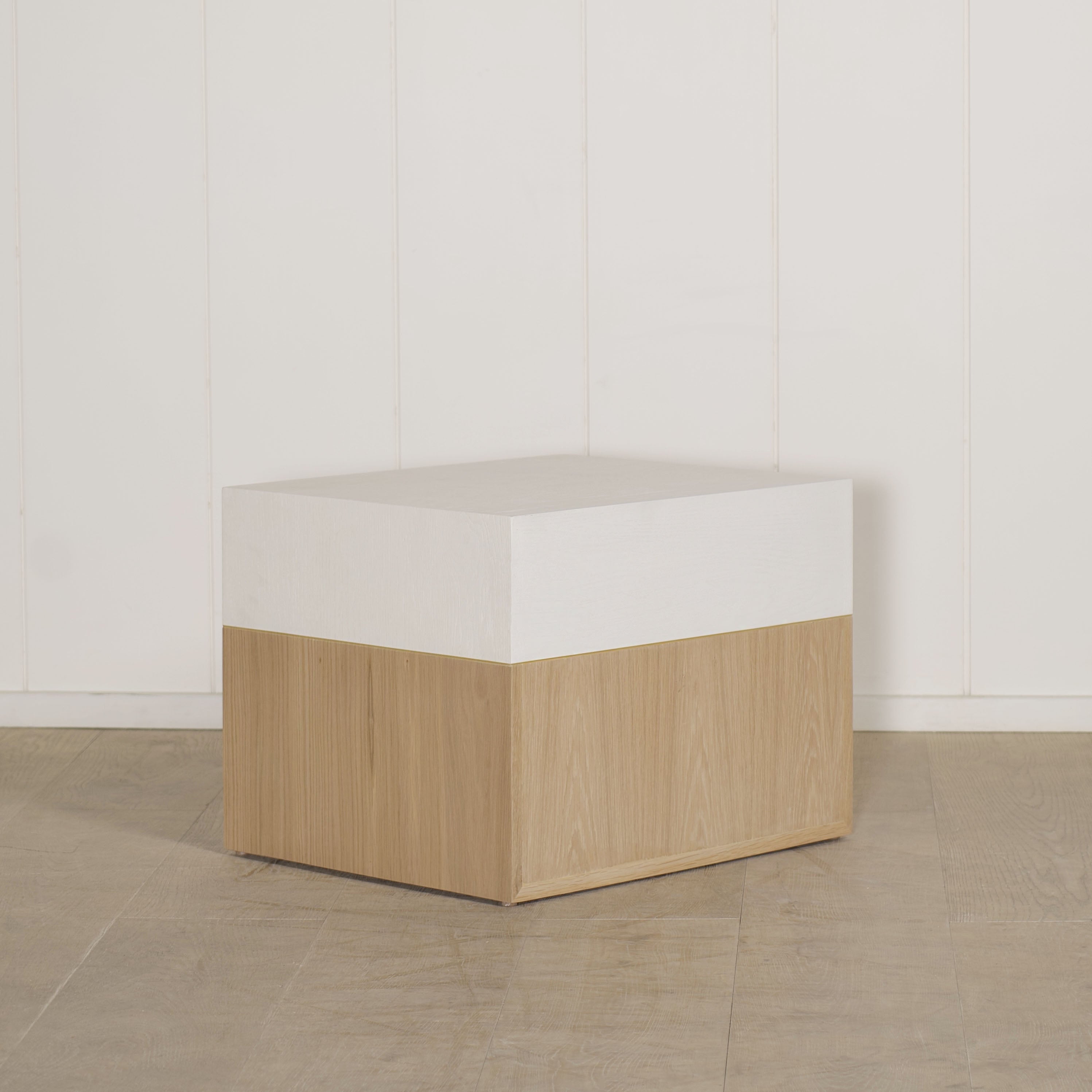 As Shown: finished in Mint White Natural with white top finish.