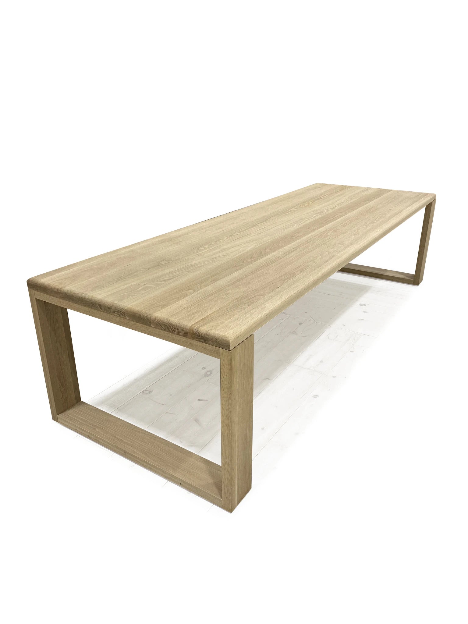 As Shown: finished in Mint White Natural.