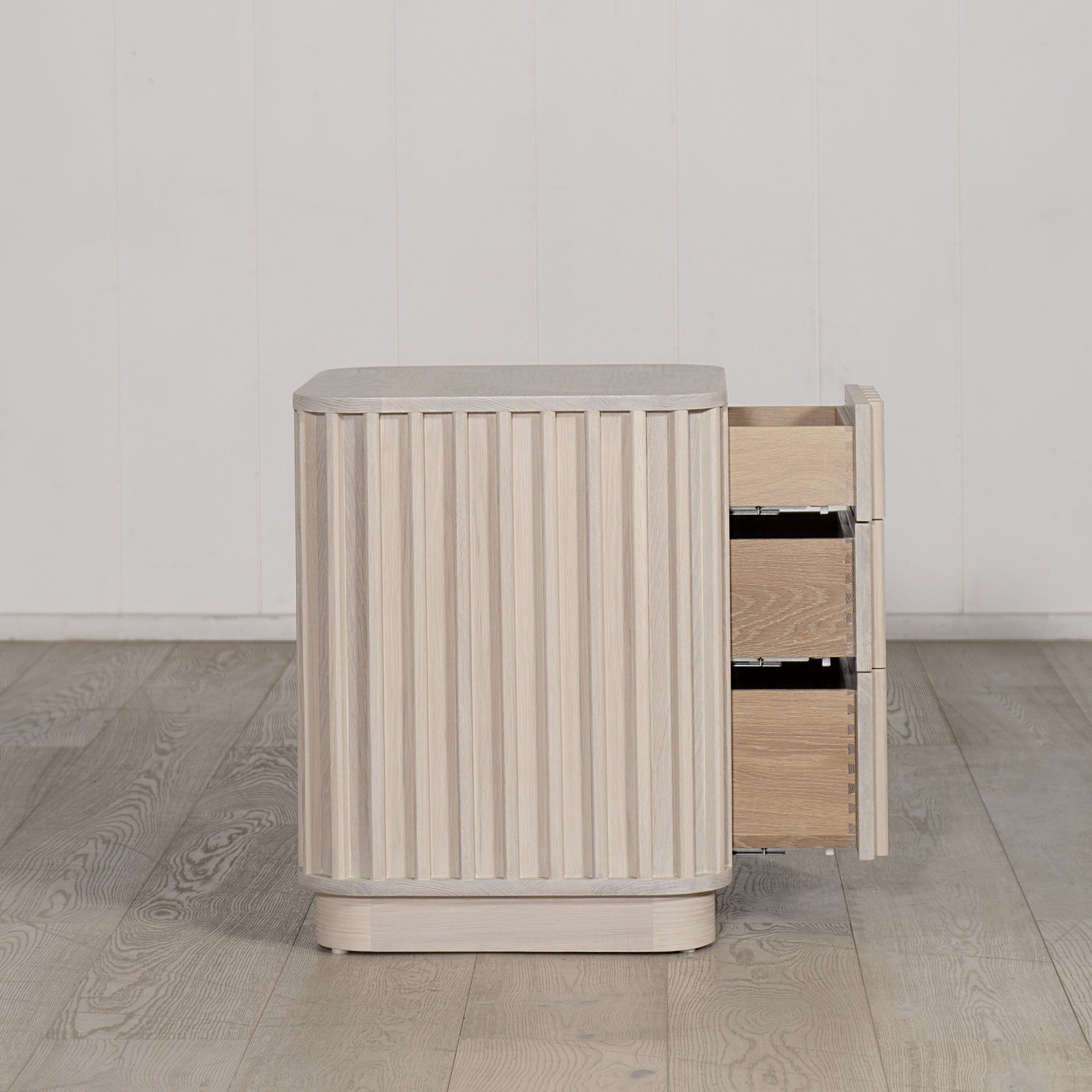 As Shown: in Small, Mint White Natural finish