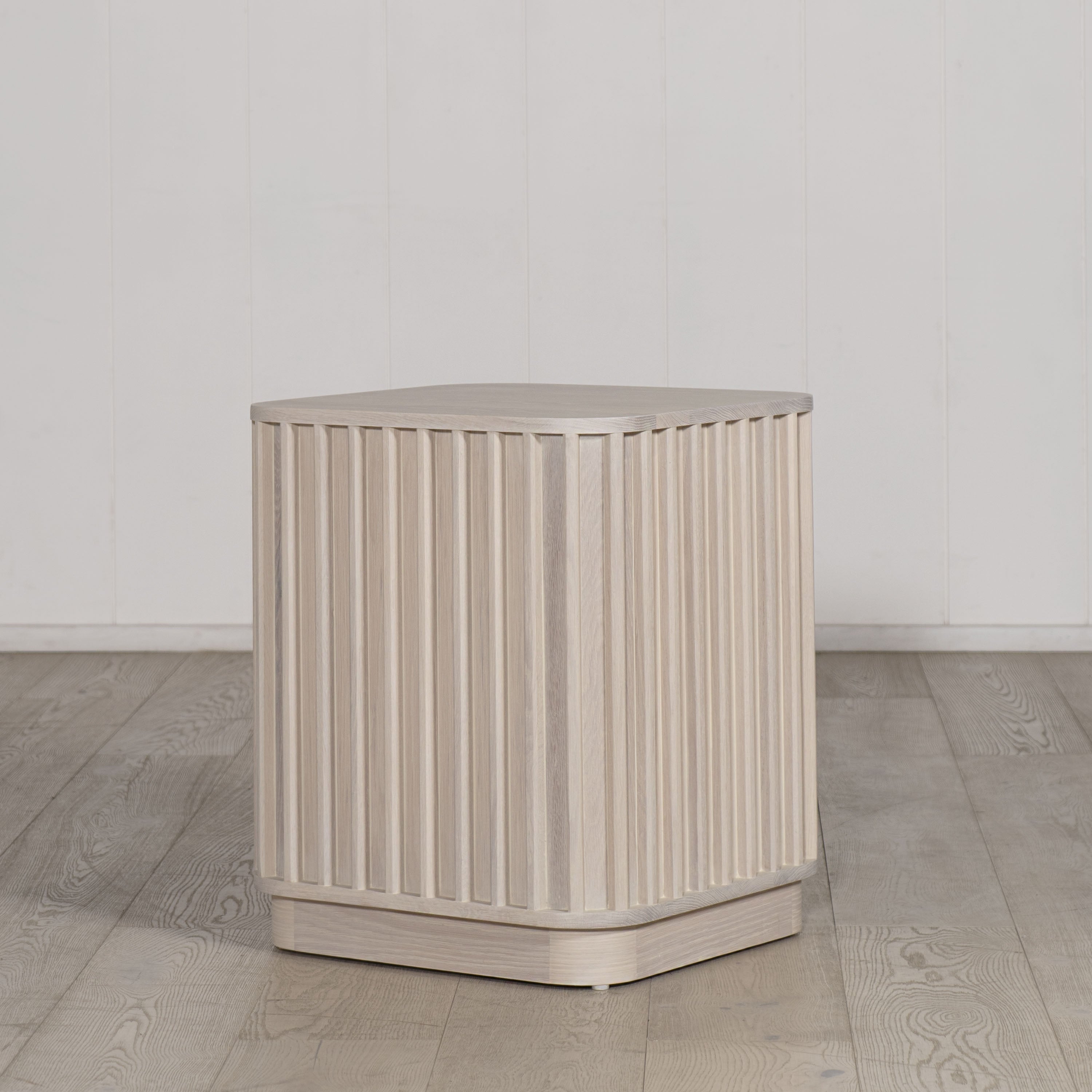 As Shown: in Small, Mint White Natural finish