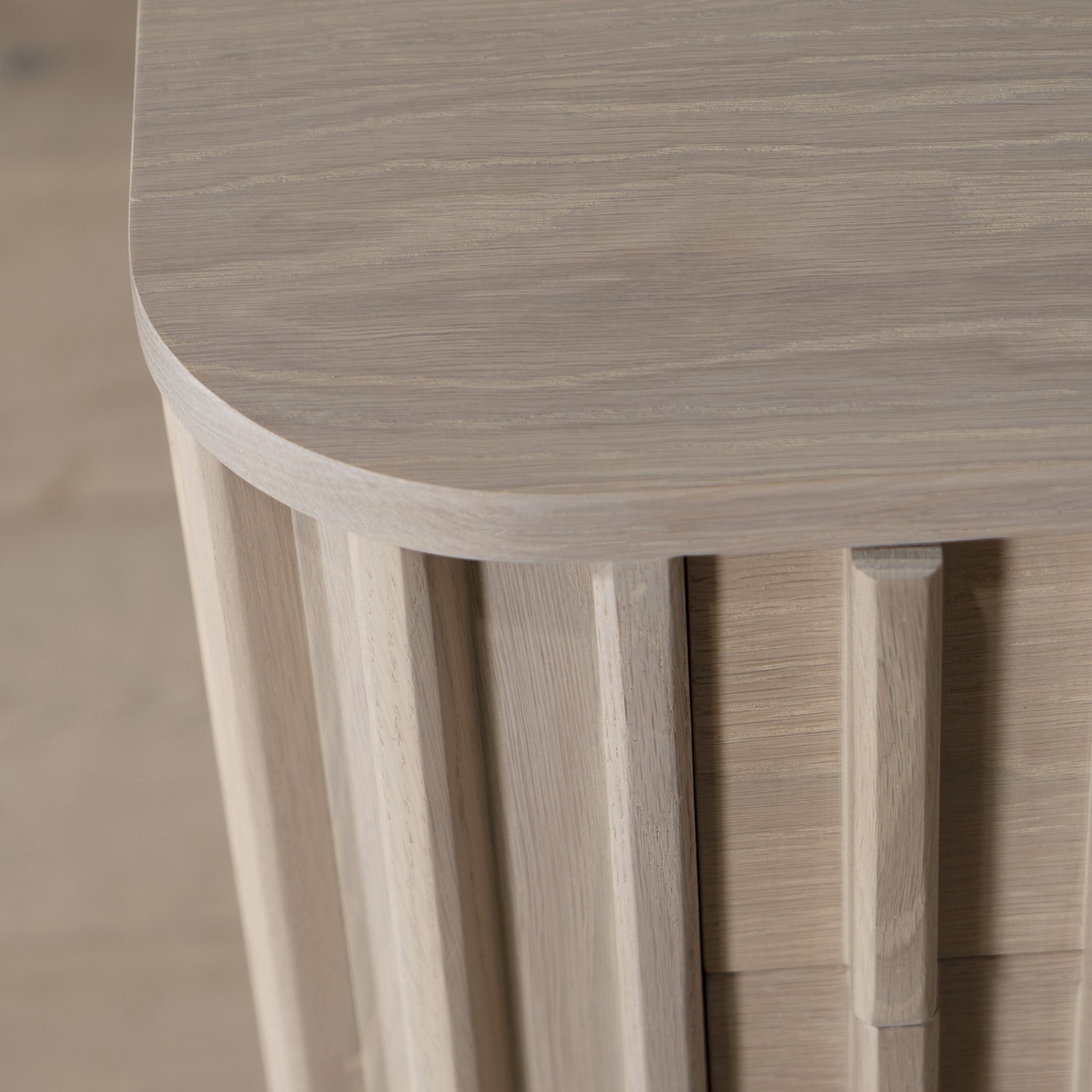 As Shown: in Small, Mint White Natural finish