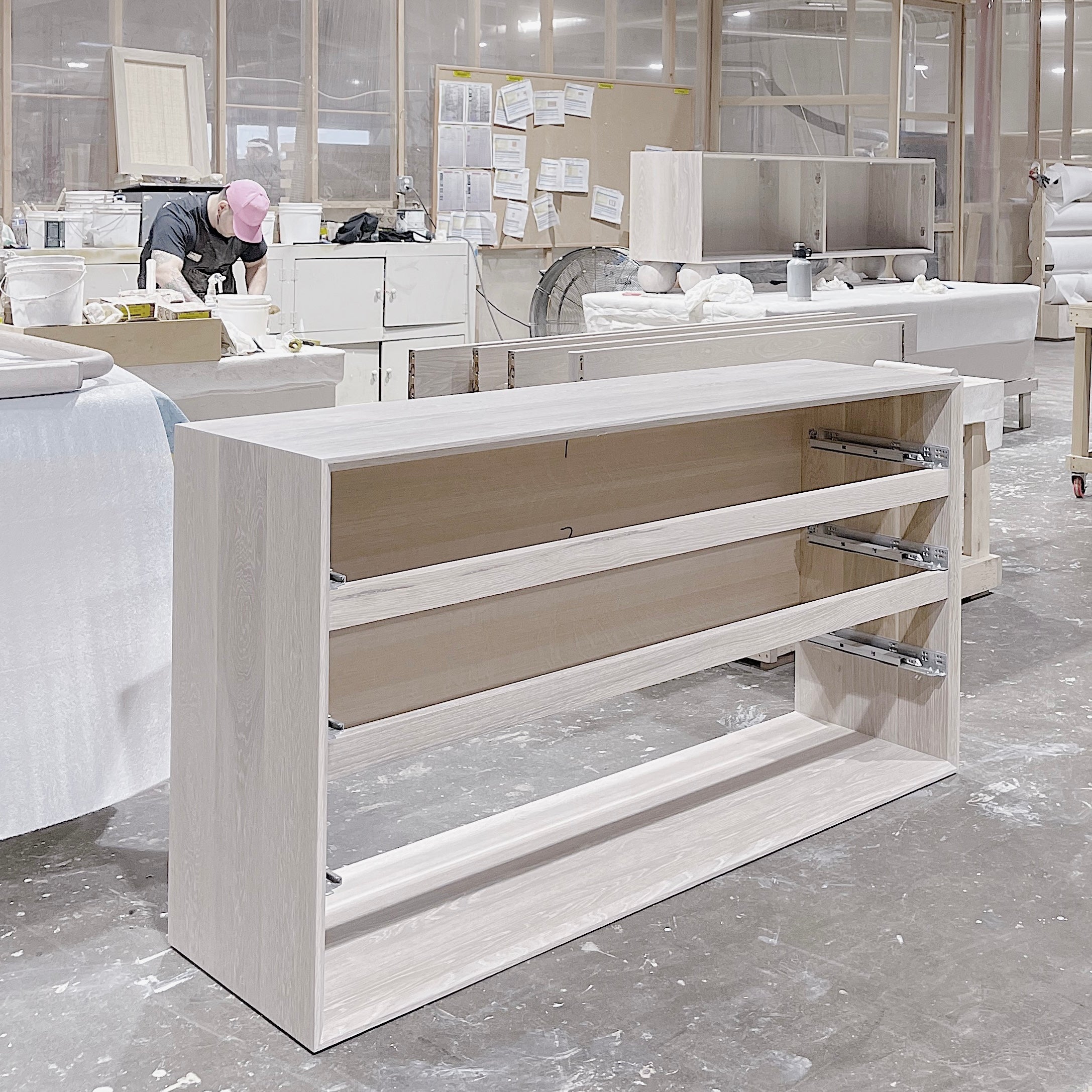 As Shown: in Mint White Super White finish.