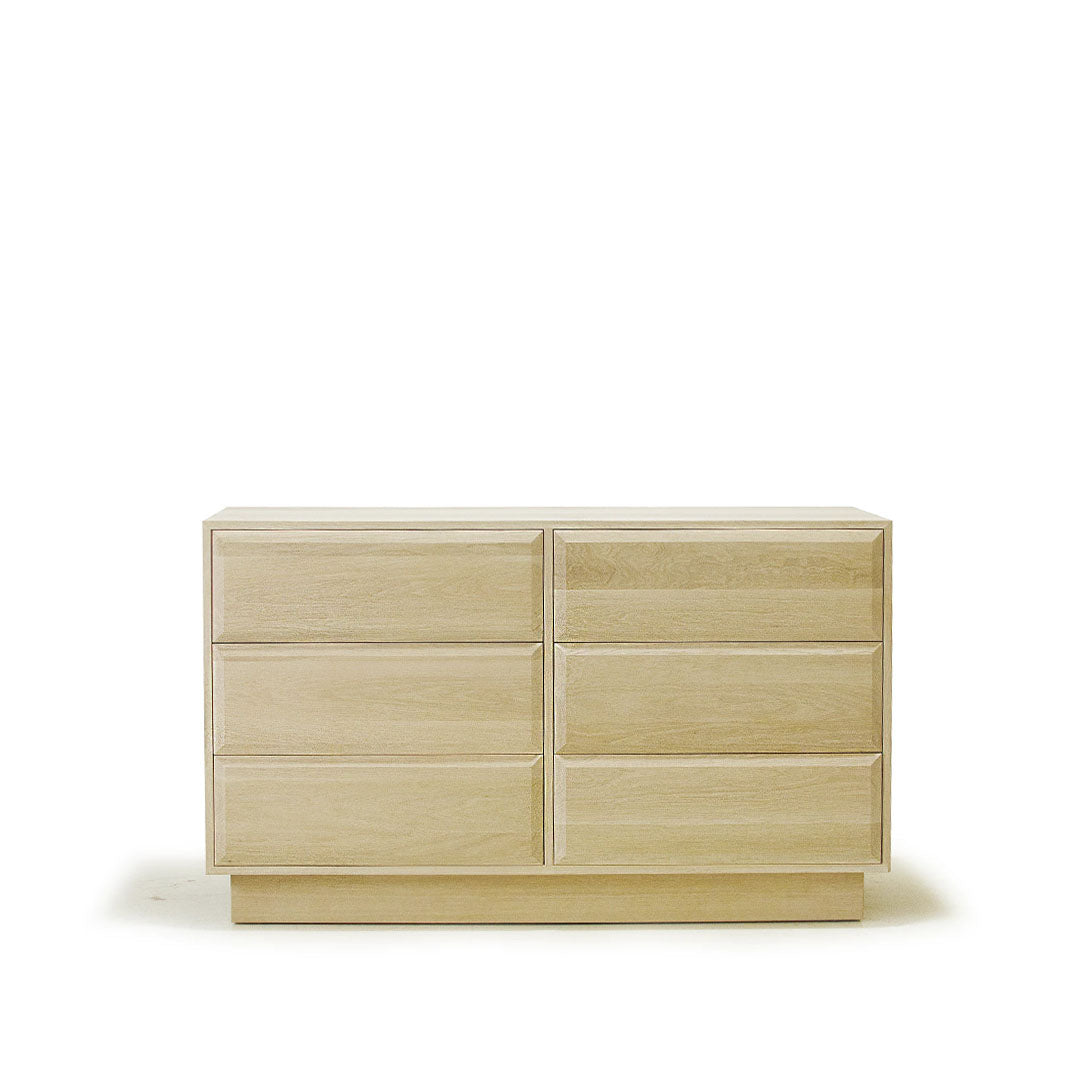 As Shown: in Mint White Natural finish.