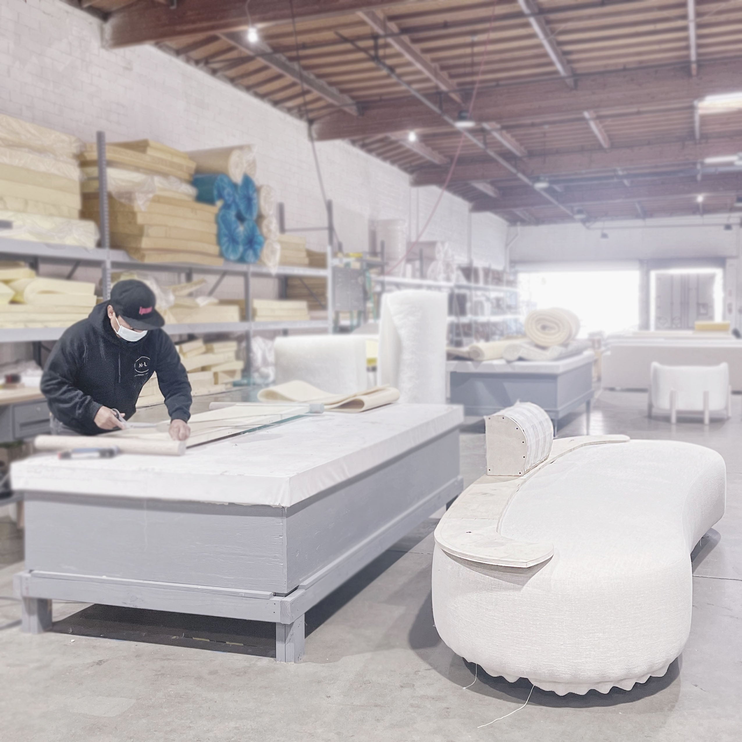 Atwater sofa, Muskoka Living Collection - Made to order at our LA workshop.