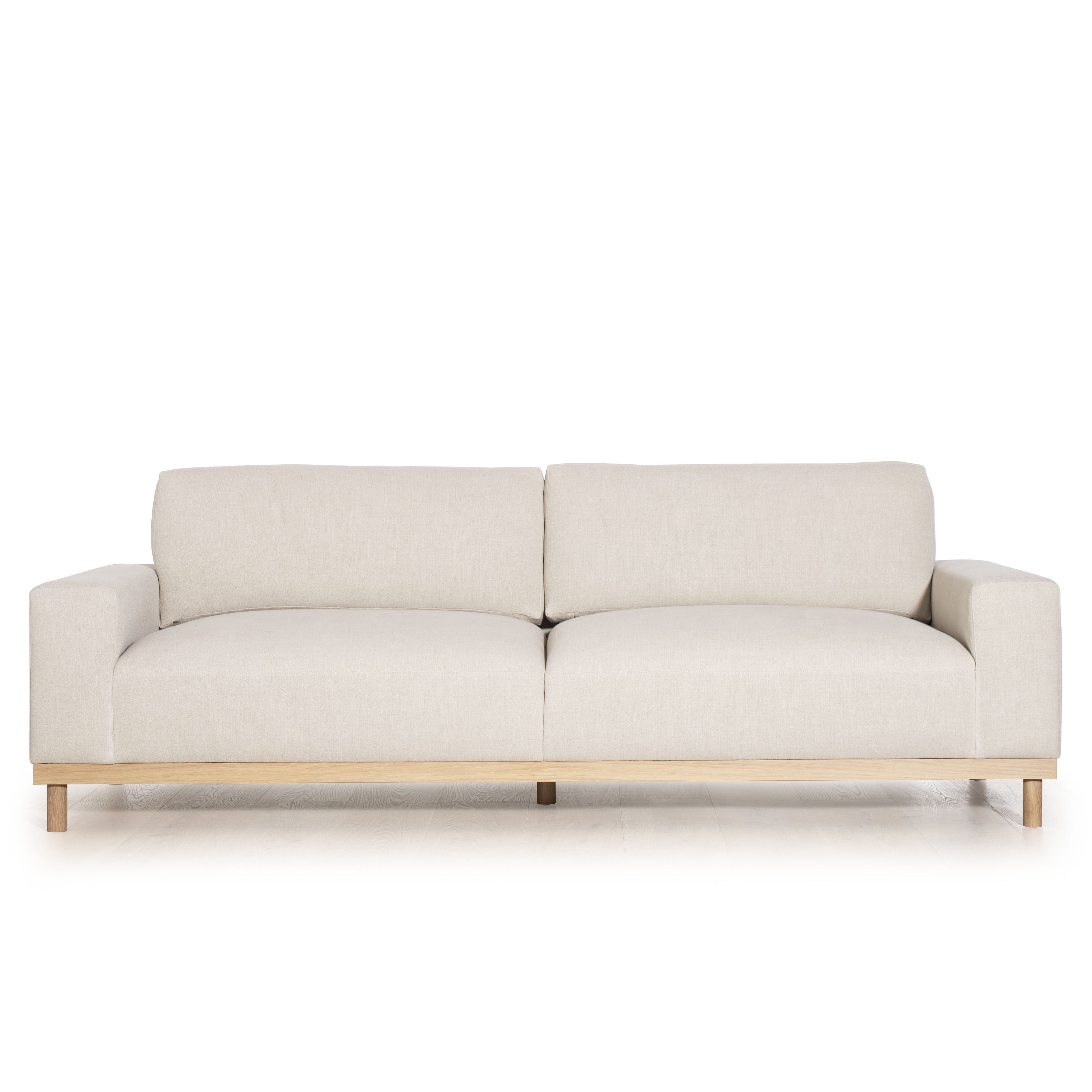 As Shown: in Appian Natural. Oak finished in Mint White Natural