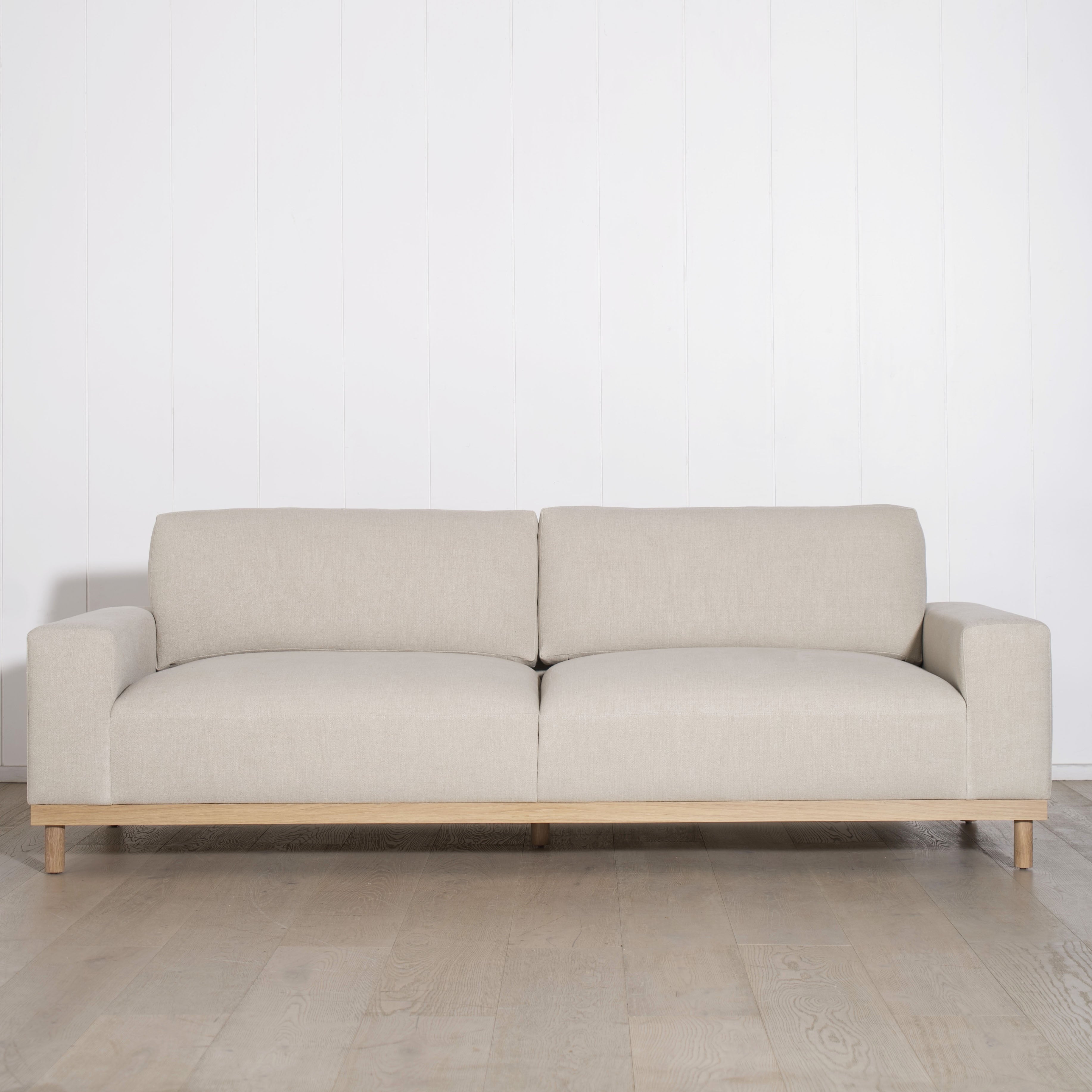 As Shown: in Appian Natural. Oak finished in Mint White Natural