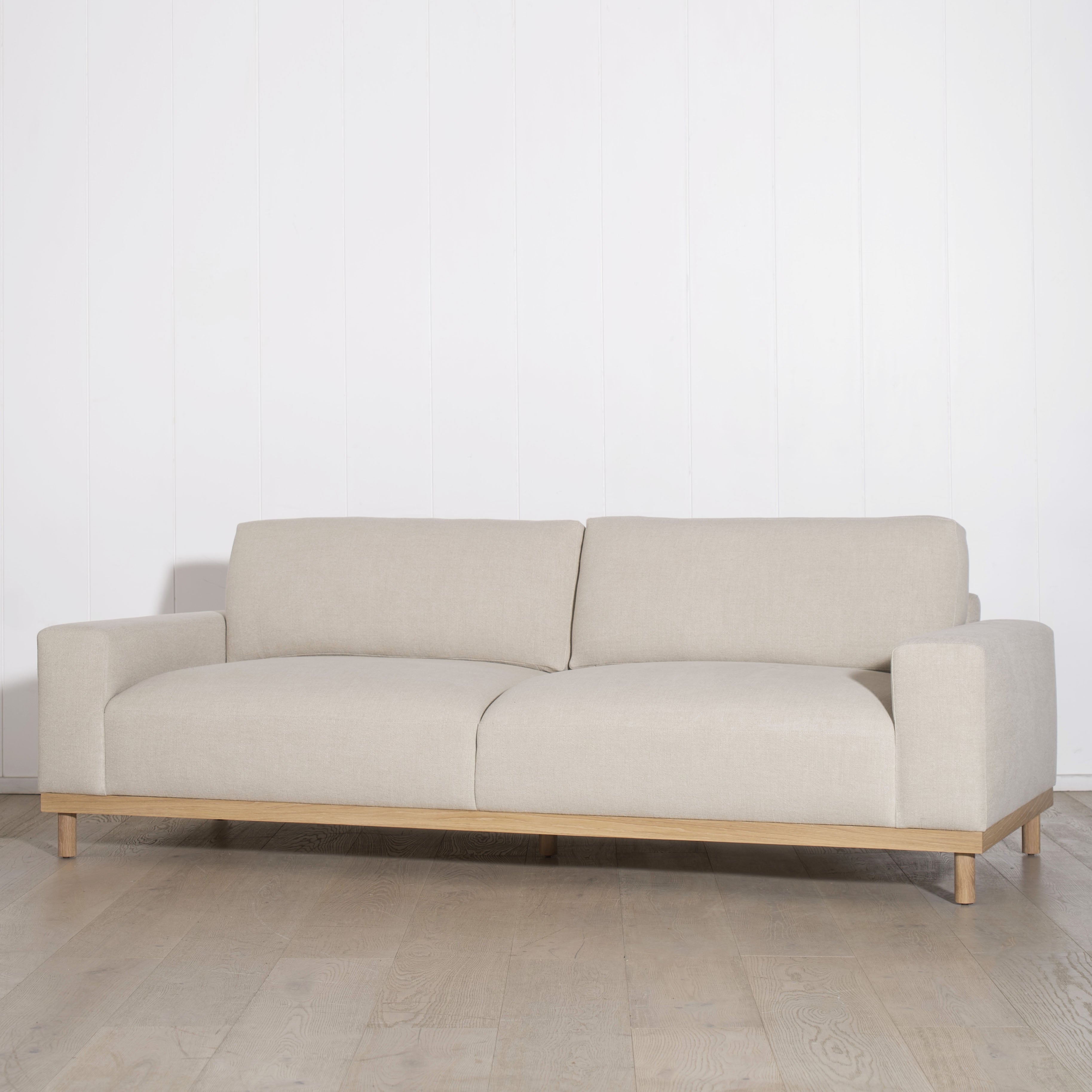 As Shown: in Appian Natural. Oak finished in Mint White Natural