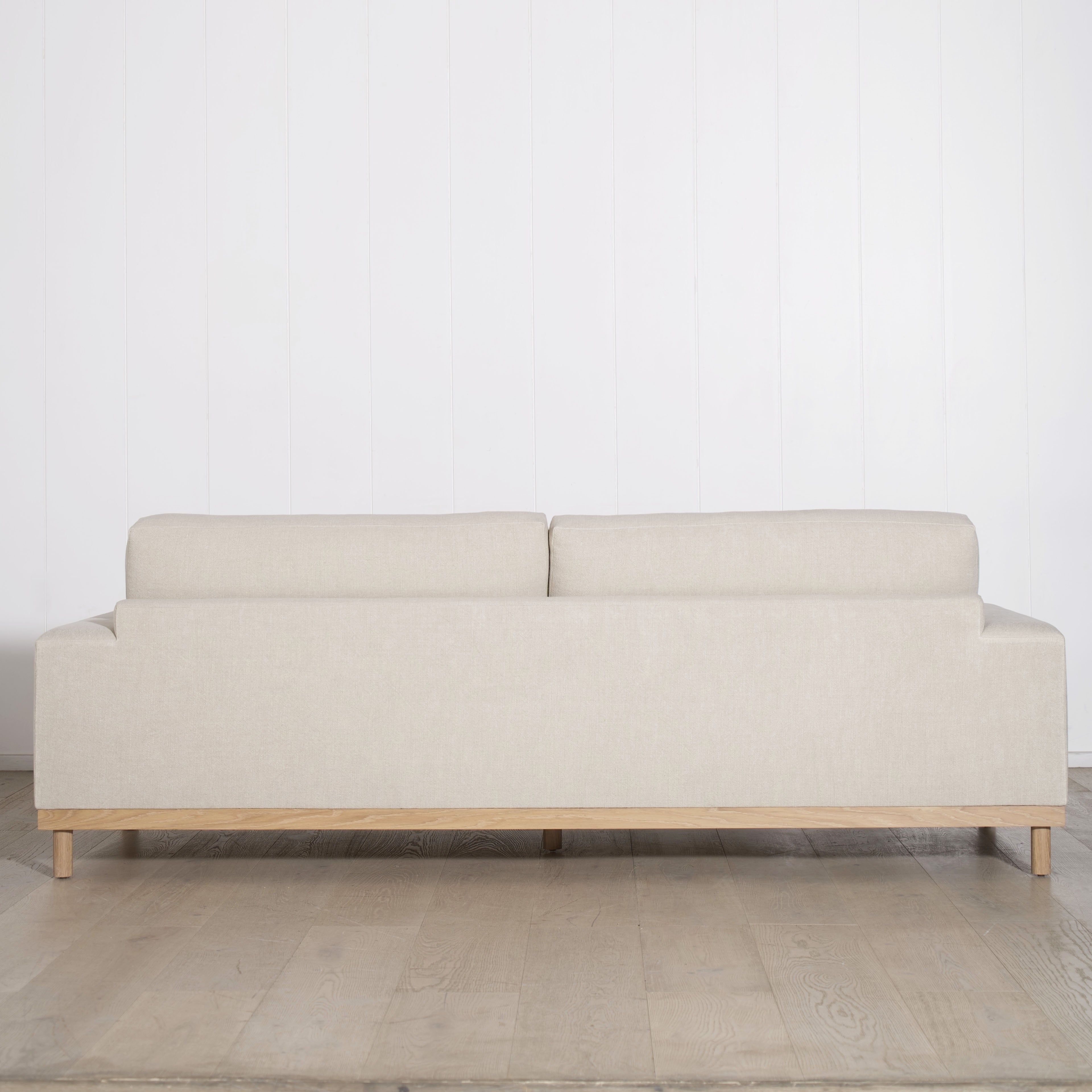 As Shown: in Appian Natural. Oak finished in Mint White Natural