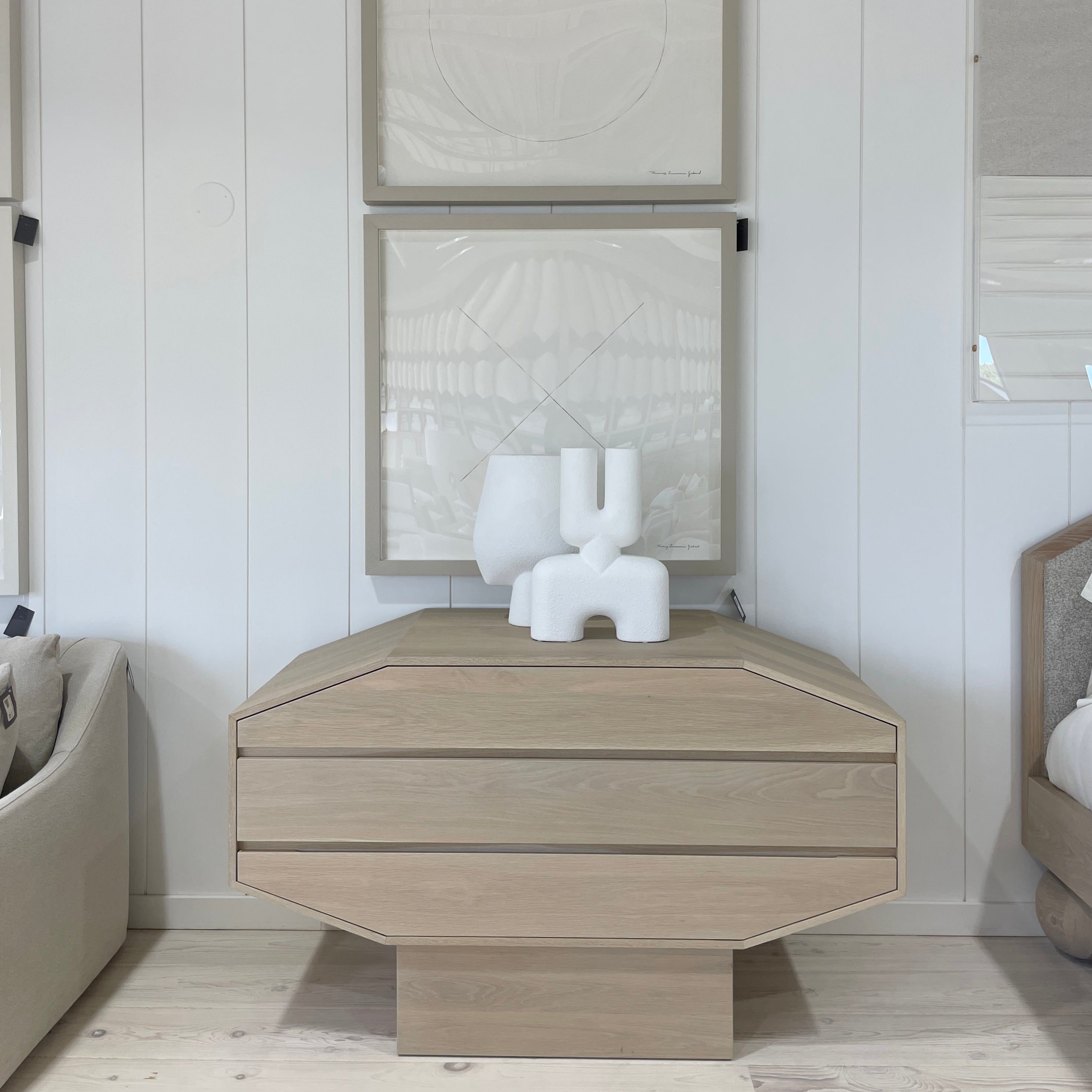 As Shown: in Mint White Natural