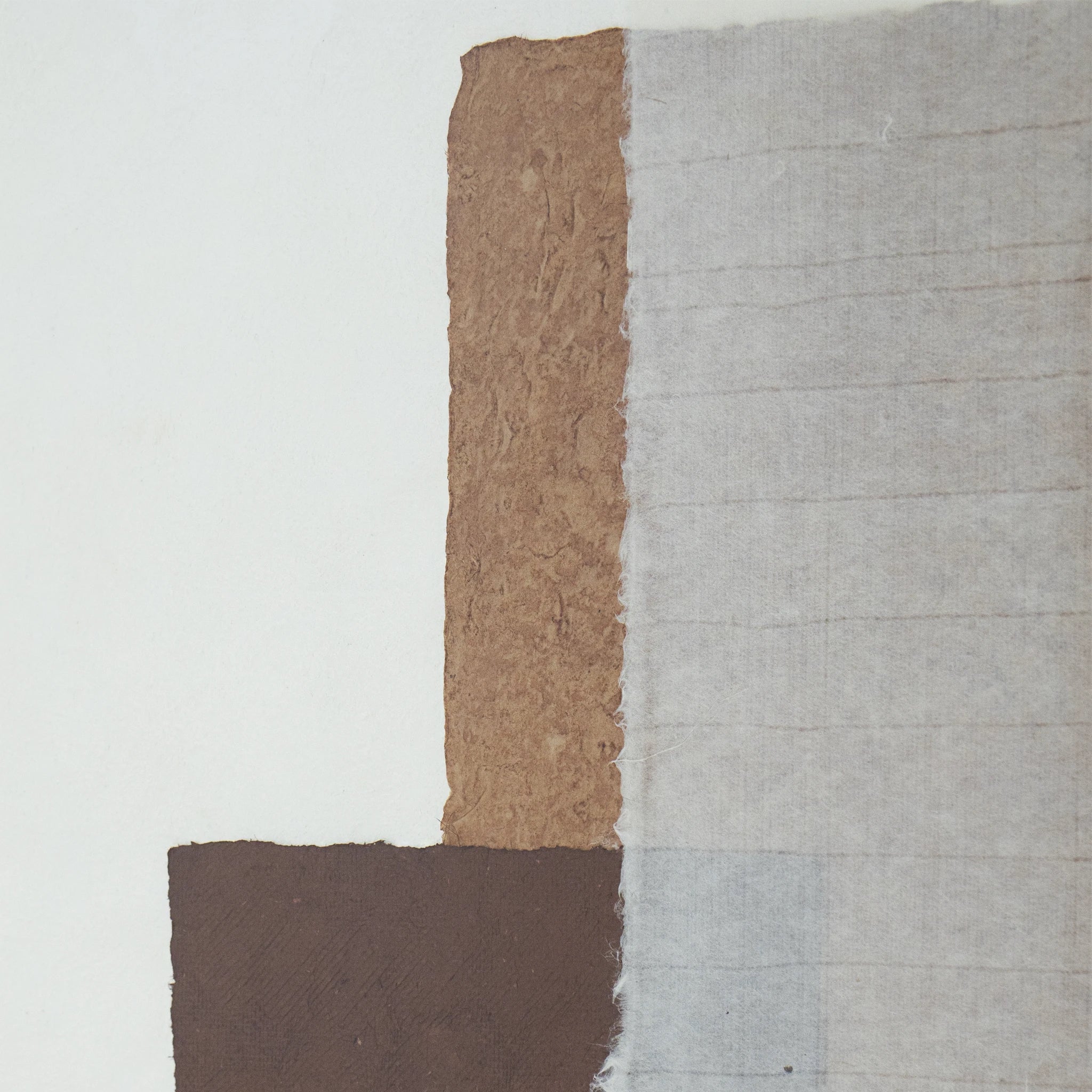 Shown in 33x41 format, painted oak. Collage coloré #6 | Muskoka Living Collection - Art